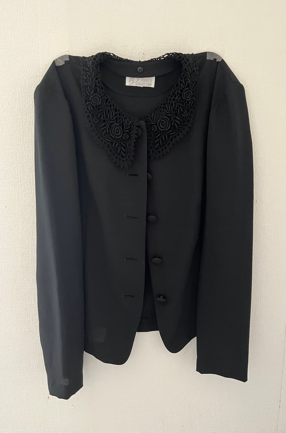 Black Lace Collar Jacket 상품이미지1
