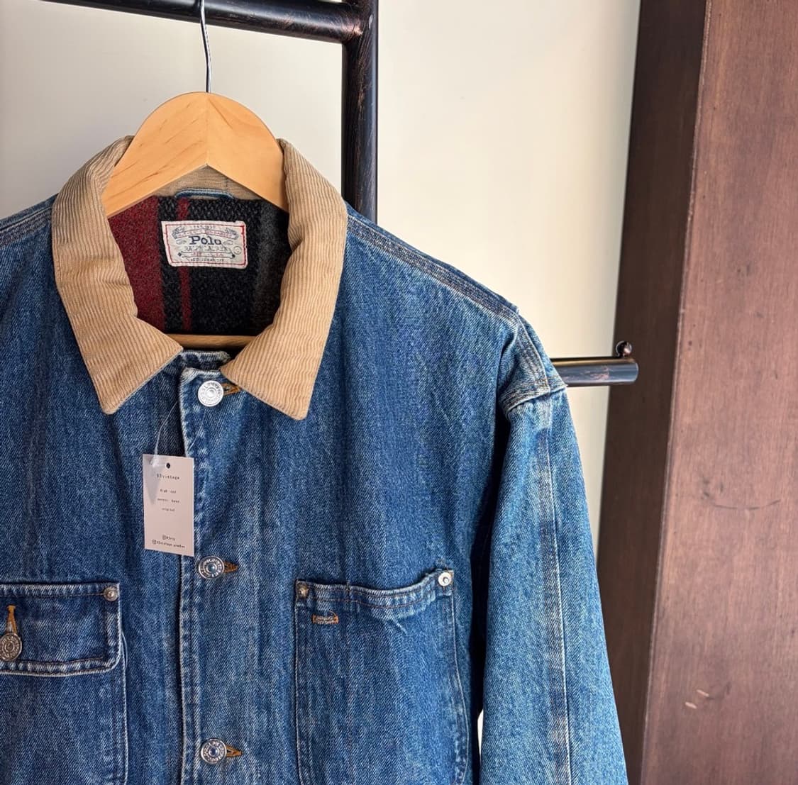 15456 - 80s 폴로 랄프로렌 덩가리 데님 자켓 상품이미지3
