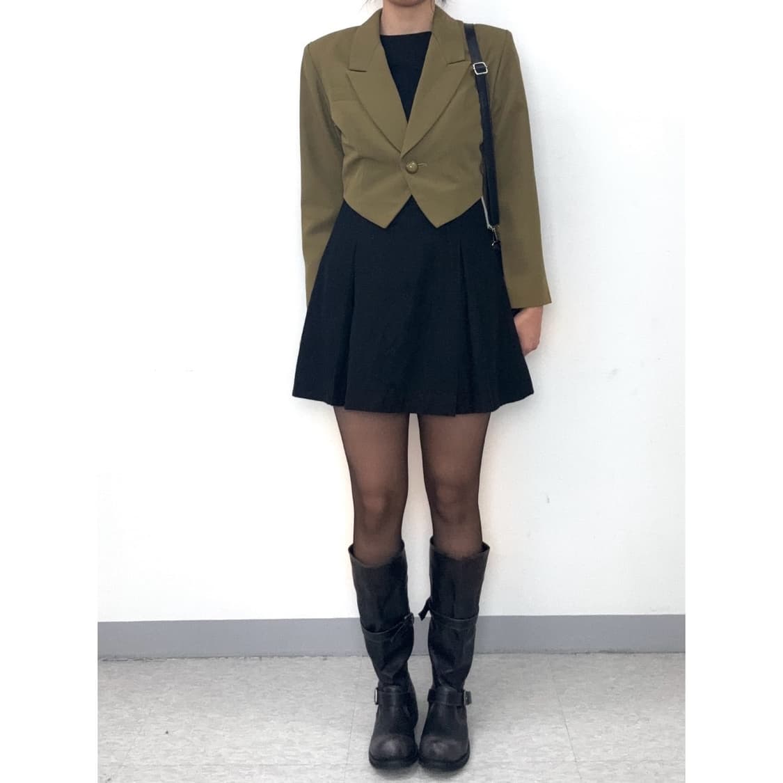 빈티지 블랙 슬리브리스 원피스 상품이미지4