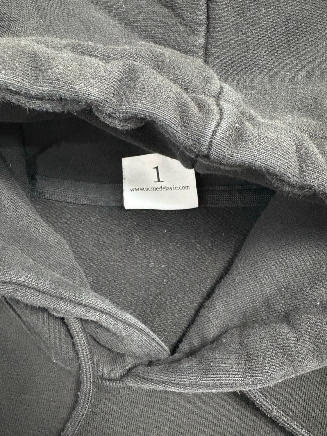 아크메드라비 후드티 블랙 상품이미지9