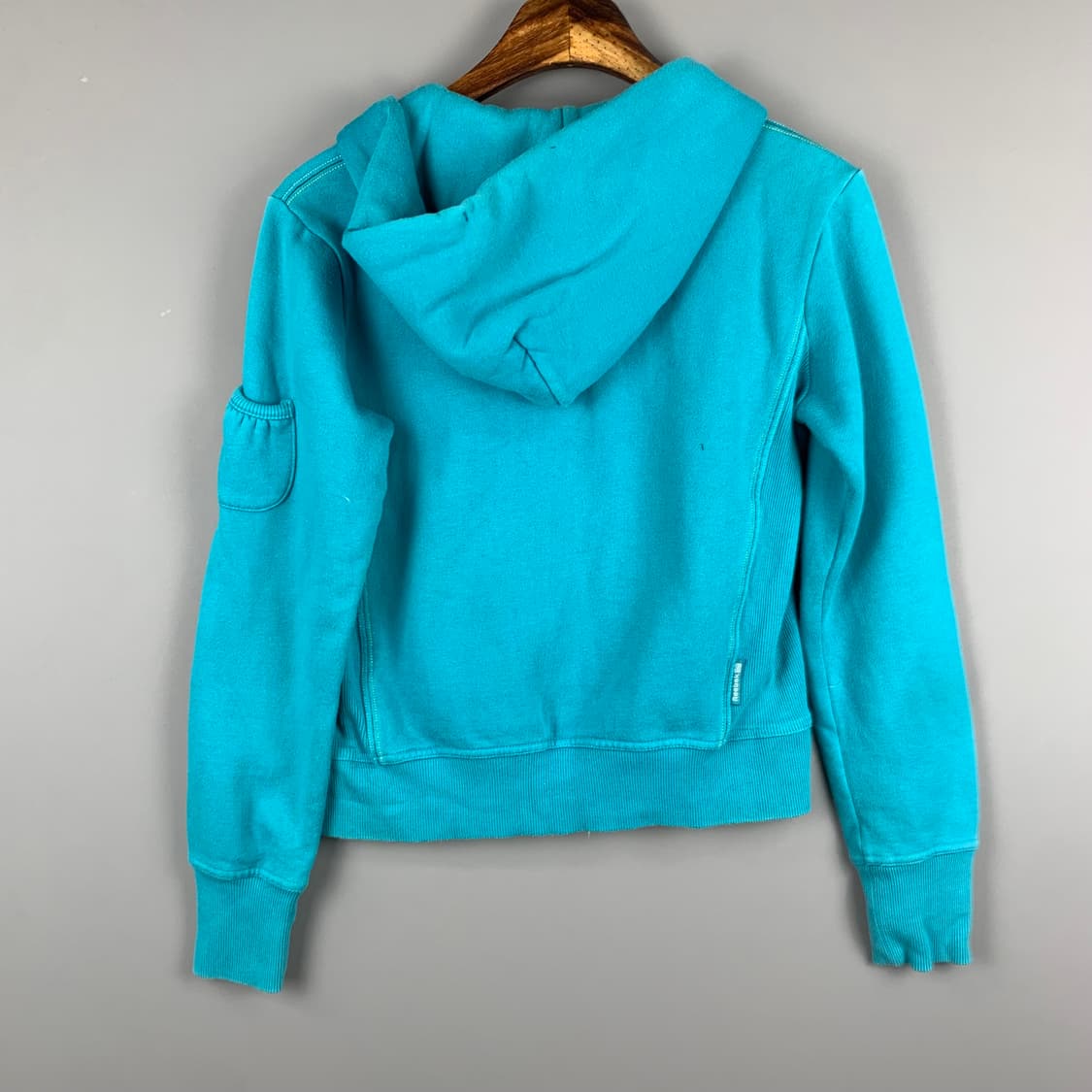 리복 스펠아웃 아쿠아블루 후드집업 상품이미지3