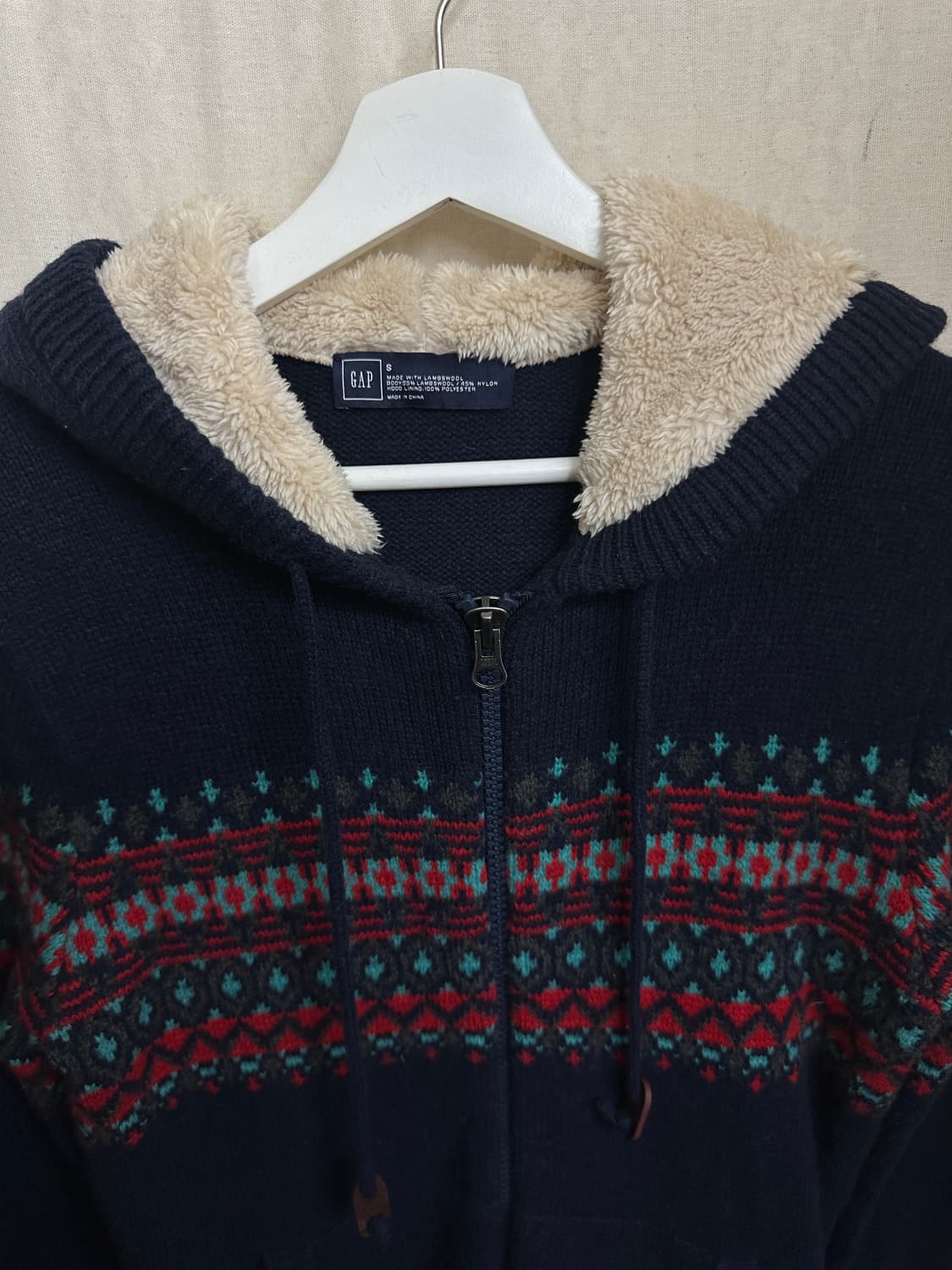 gap 노르딕 니트 후드집업 상품이미지3