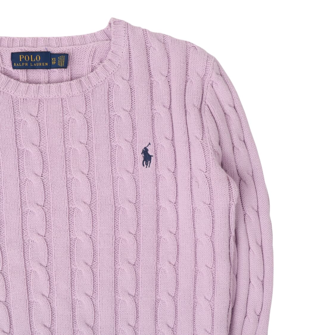 폴로 랄프로렌 라이트 퍼플 케이블 니트 상품이미지3