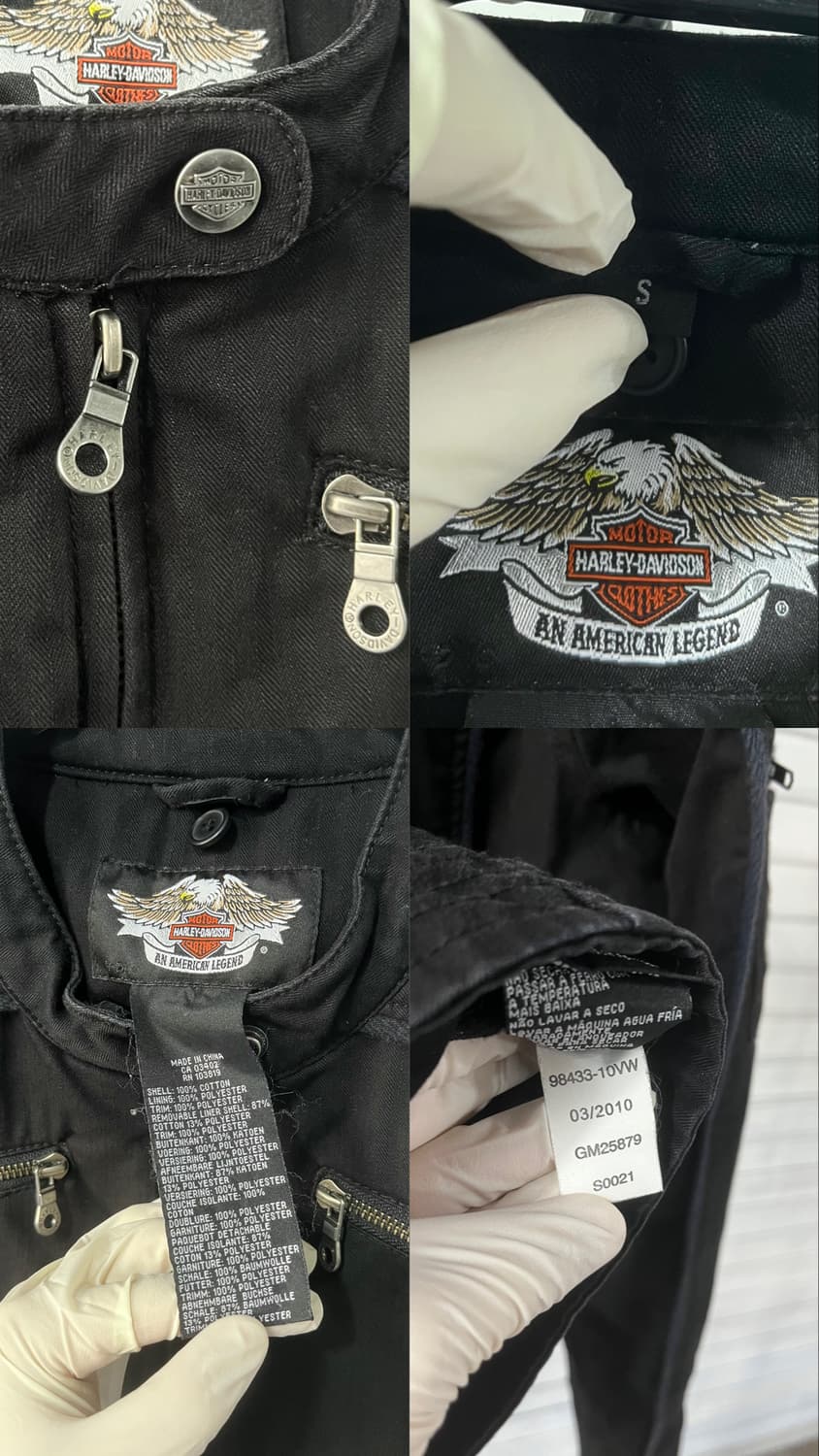 Harley Davidson skull biker jacket 상품이미지6