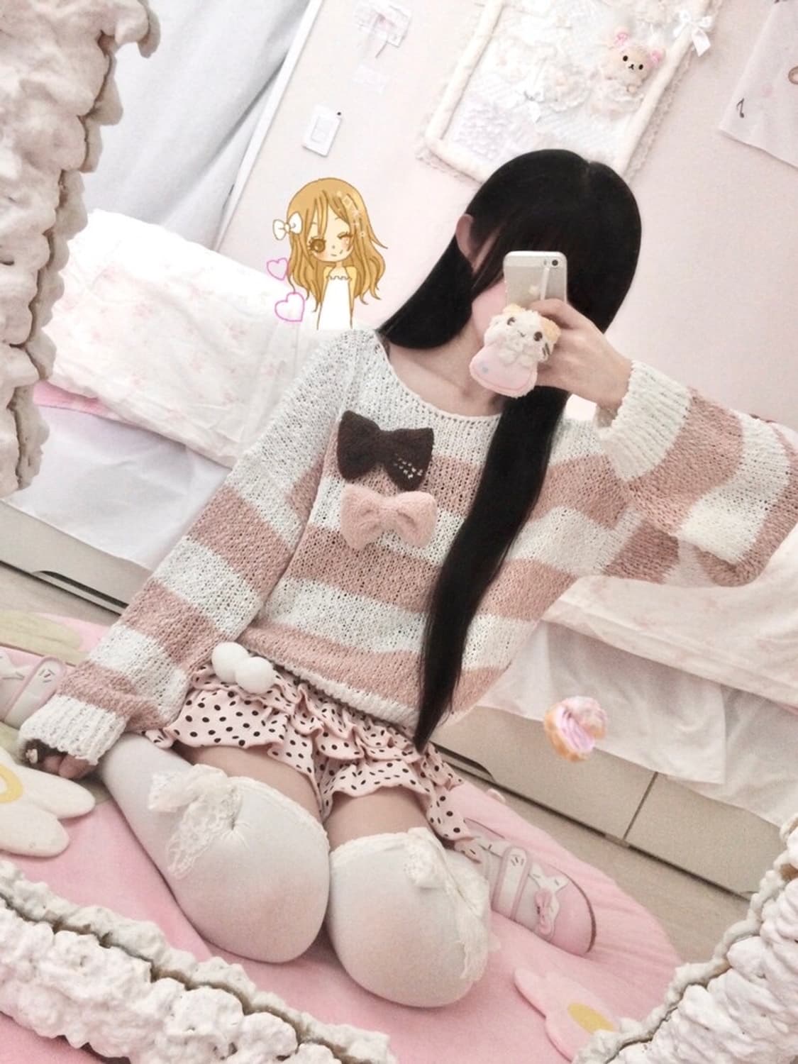 스너그 리본 스웨터 상품이미지1