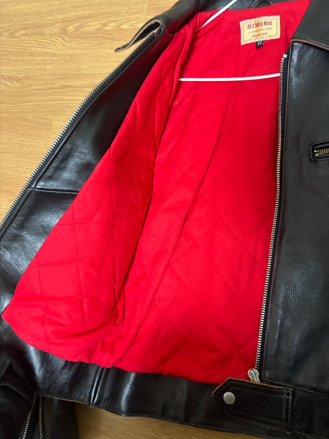 차심 가죽 자켓 상품이미지2