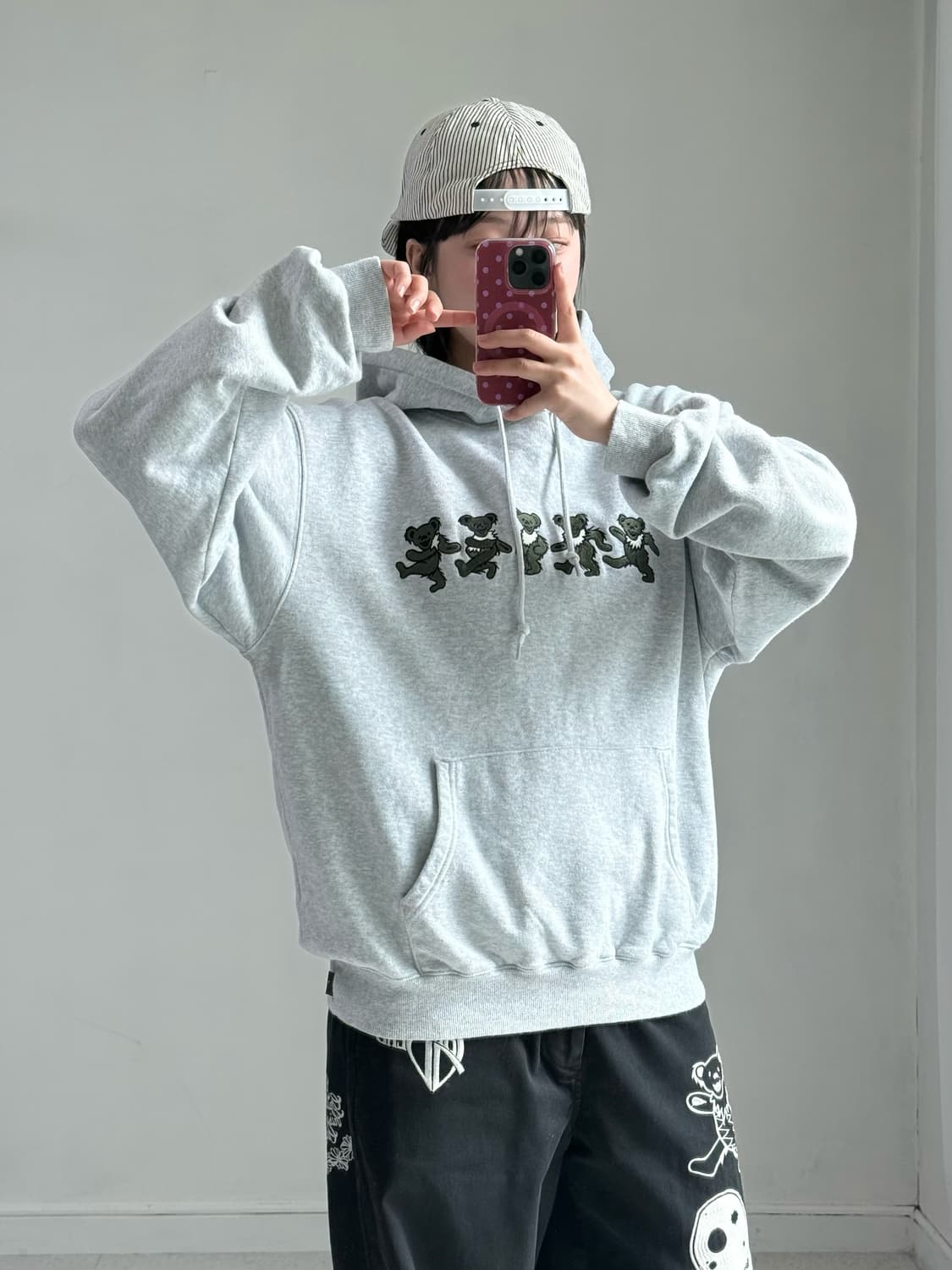 디네댓x그레이트풀데드 후드티 상품이미지2