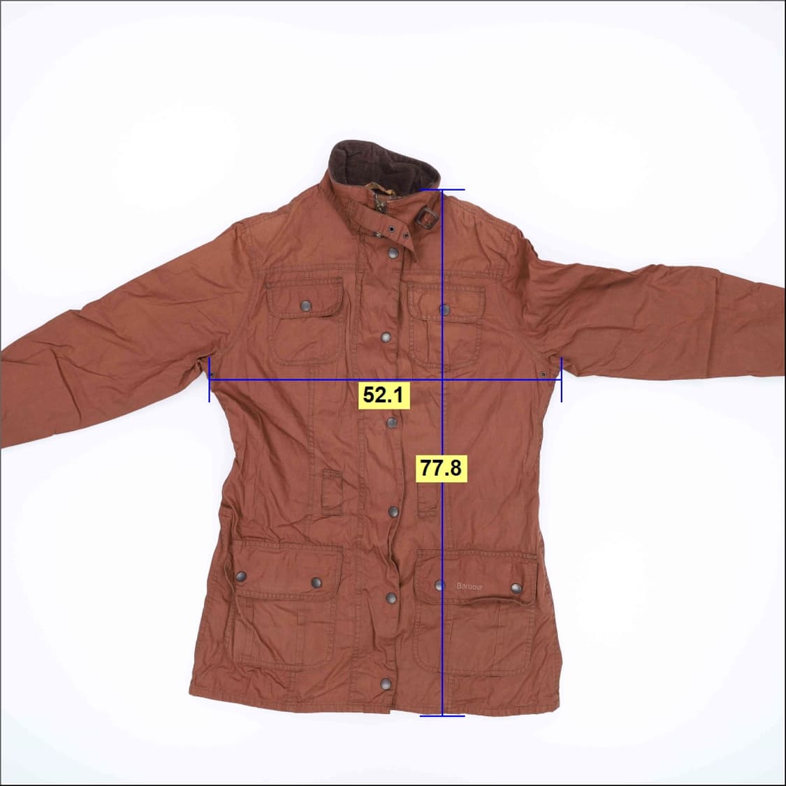 UK12 바버 브라운 워크자켓 0213H2 상품이미지7