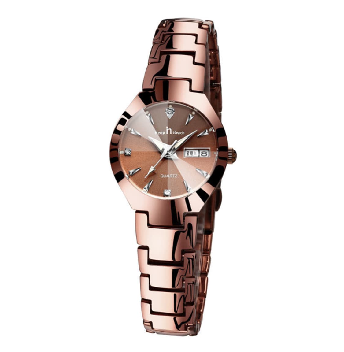 브라운 여자 방수 손목시계OC 판매 상품이미지1