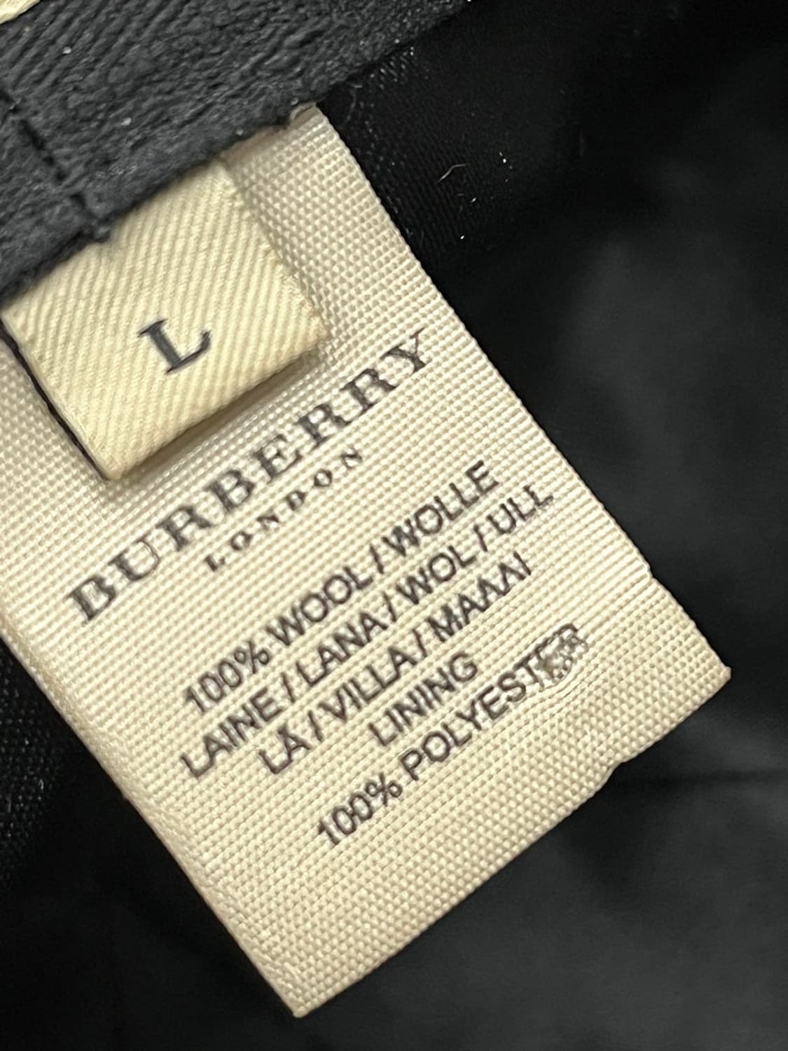 버버리 울 체크 베레모  상품이미지6