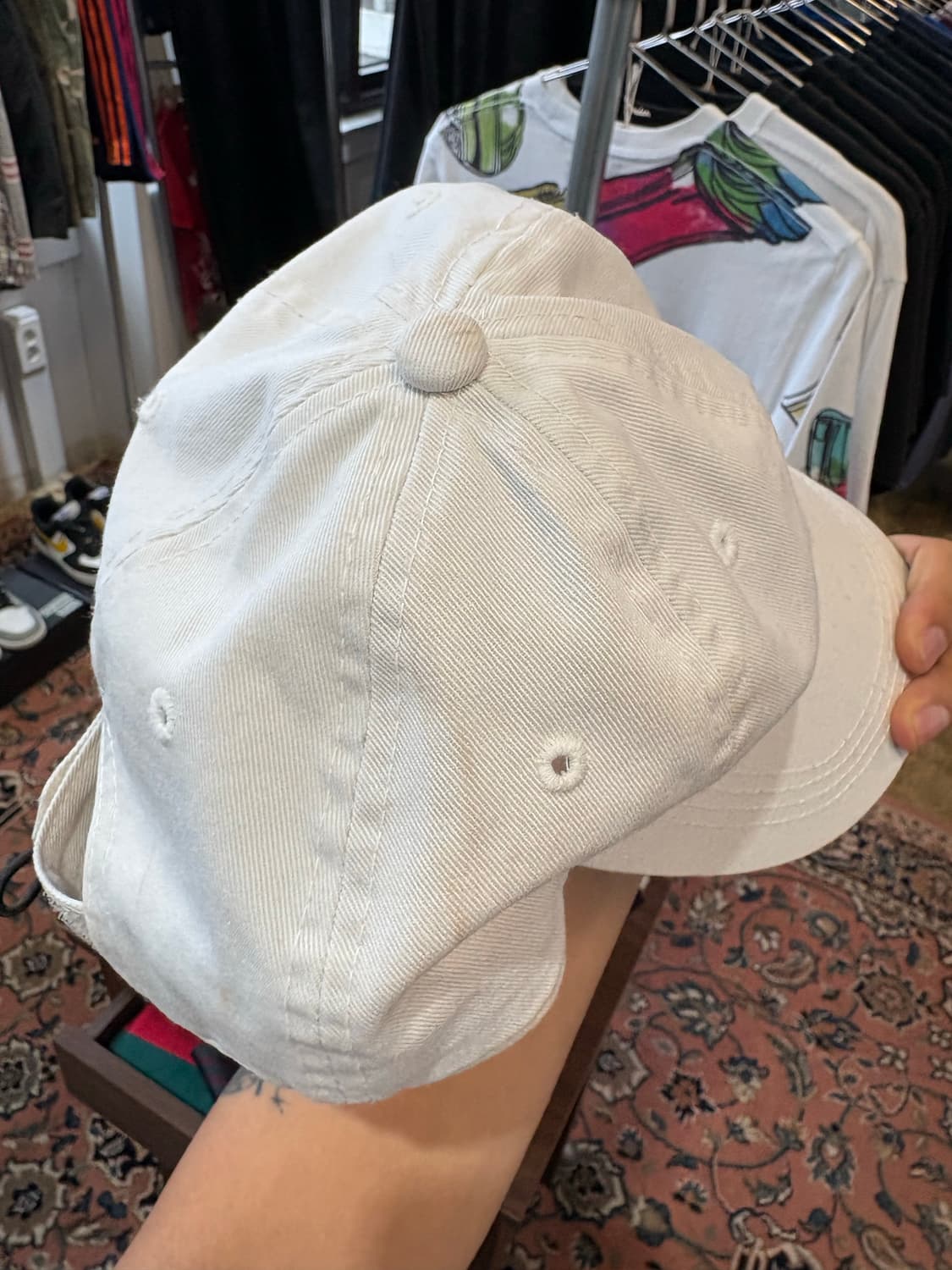 Vintage White cap 상품이미지5