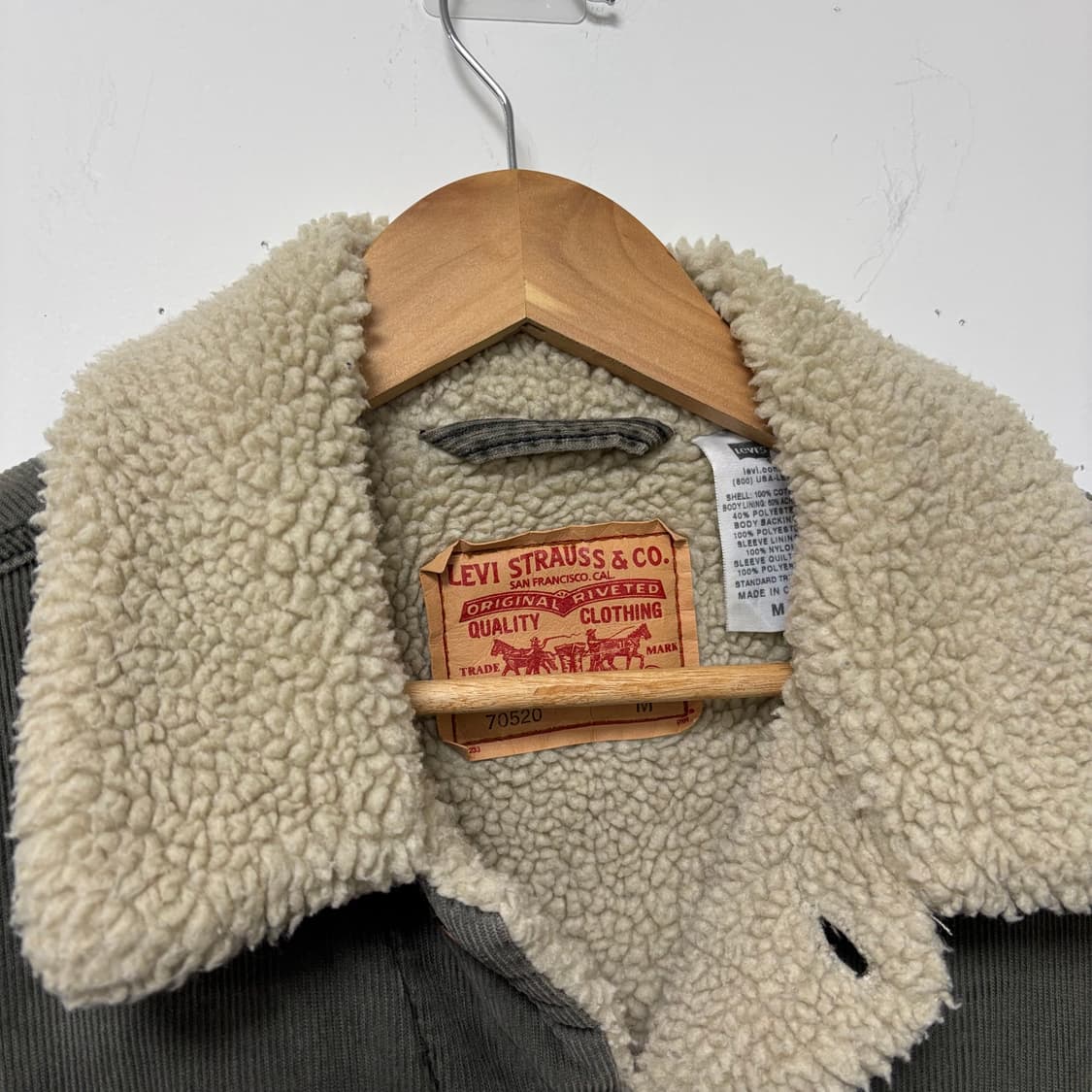 리바이스 카키 코듀로이 댁자켓 상품이미지3