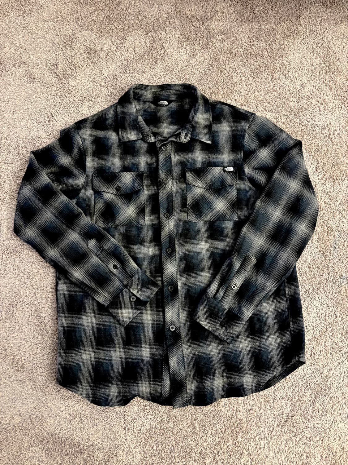 노스페이스 체크 셔츠 상품이미지1