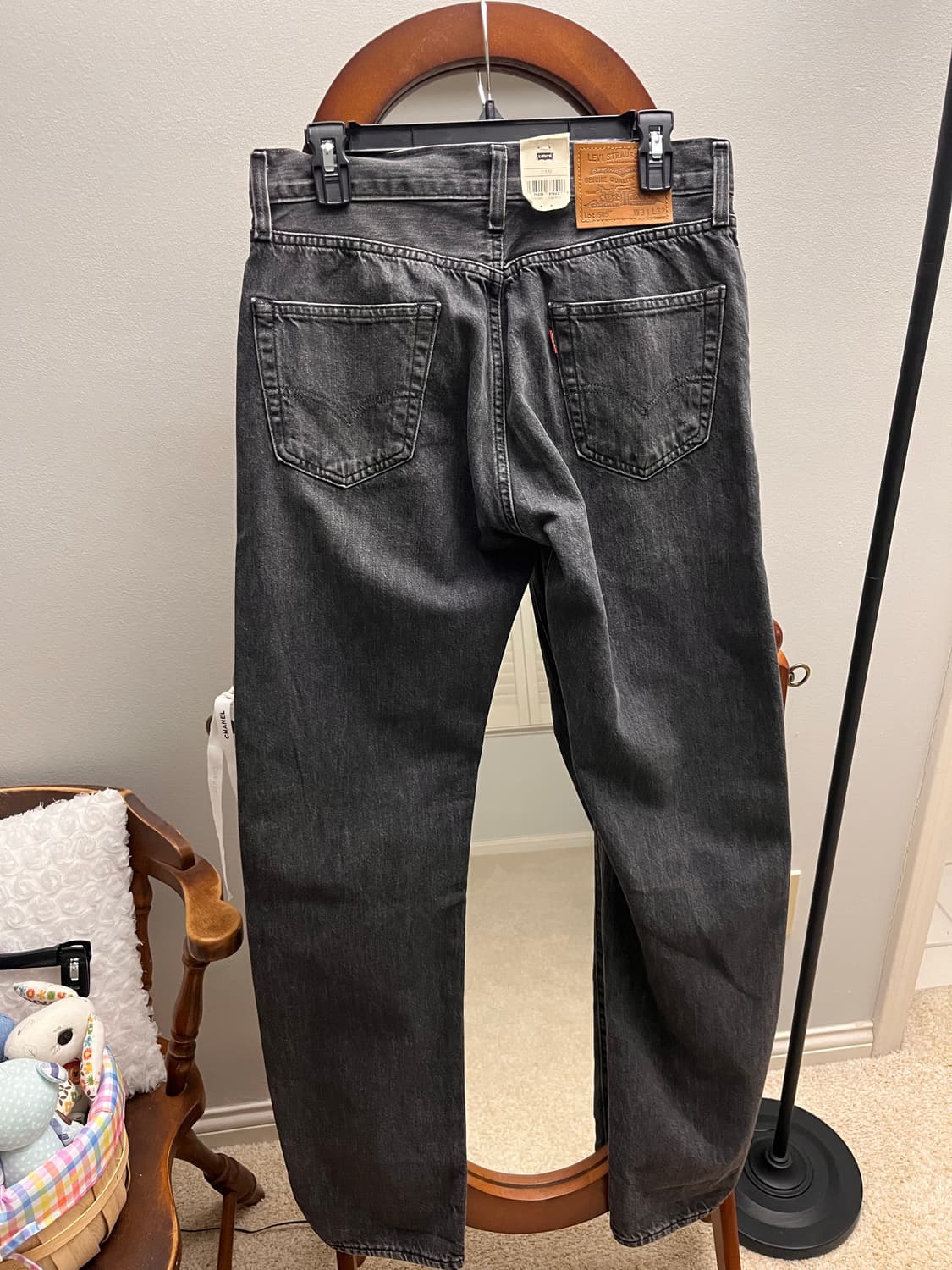 [택포/새상품] 평생 입는 클래식, 리바이스 505 프리미엄 셀비지 흑청 상품이미지4