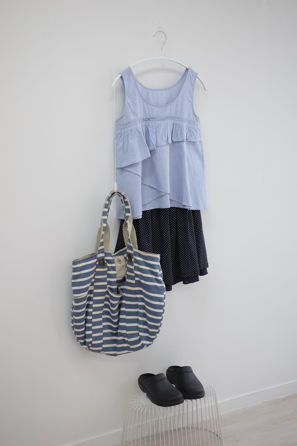 Sky blue layered sleeveless 상품이미지7