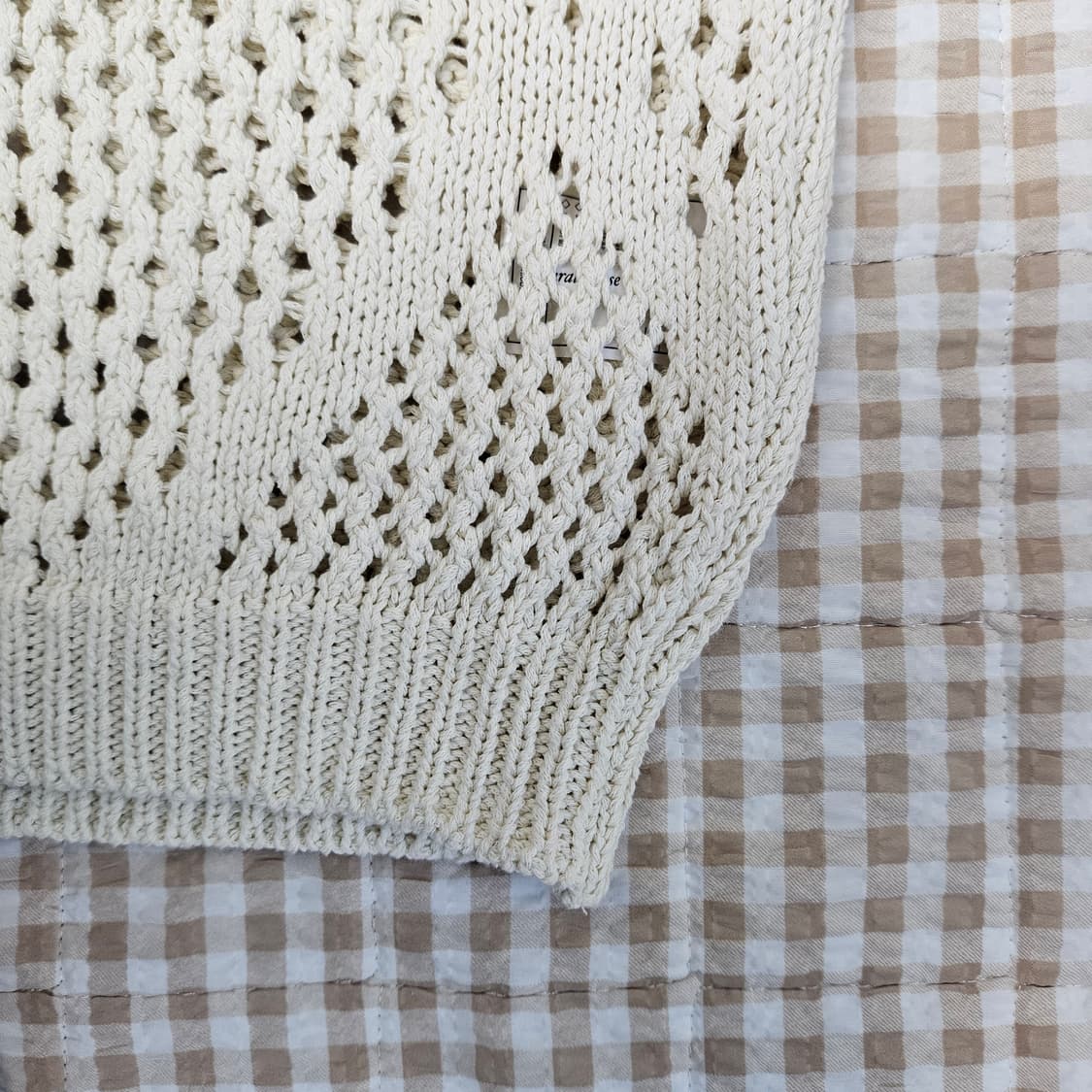 세터 펀칭 니트 조끼 남자100 상품이미지5