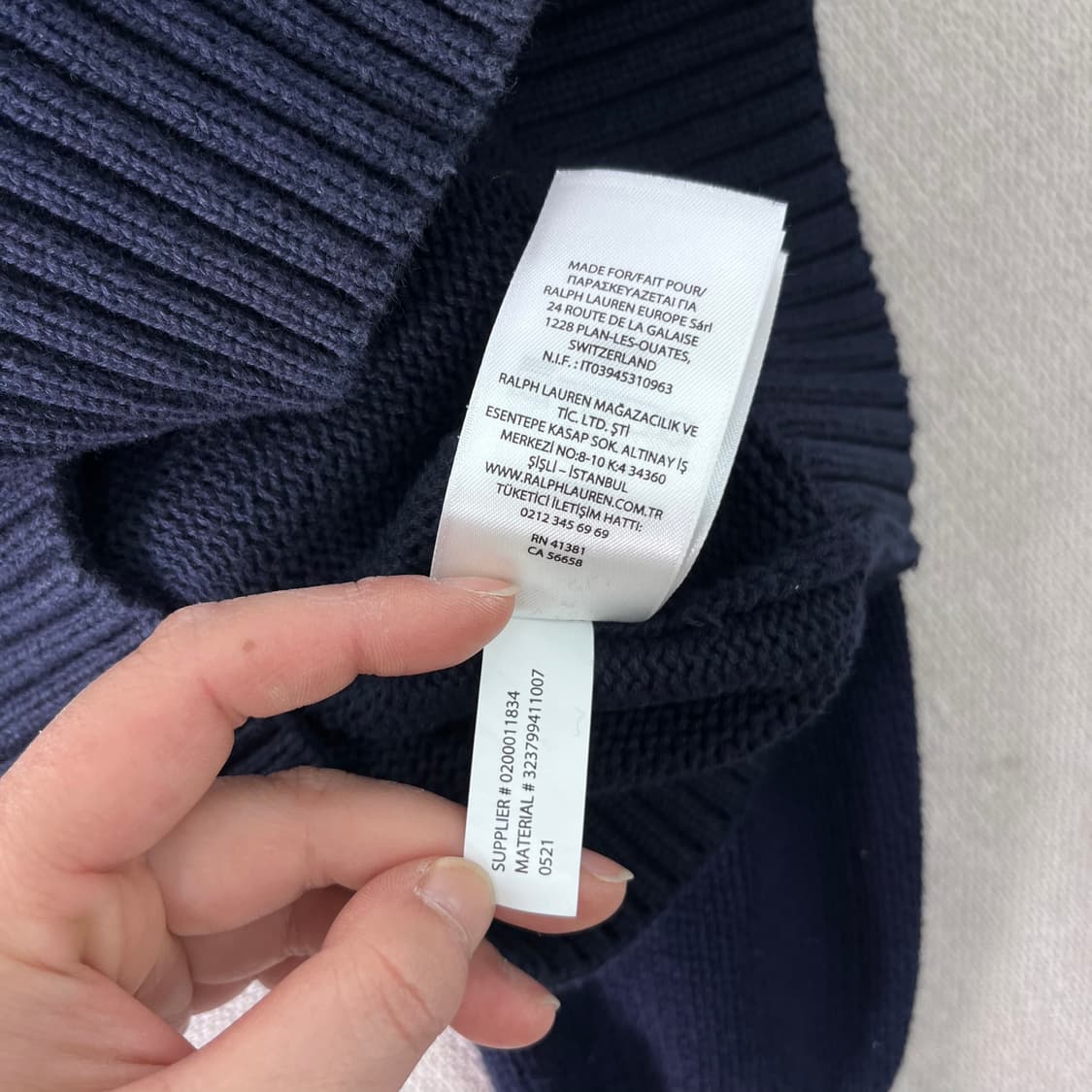 95 폴로랄프로렌 스몰포니 니트 집업 상품이미지7