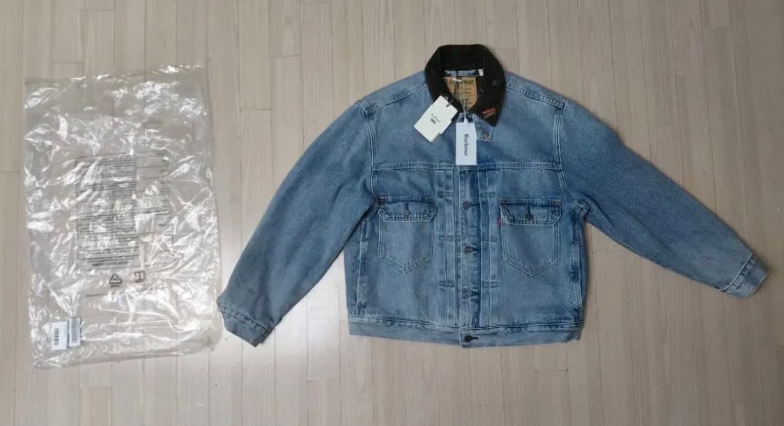 리바이스 바버 타입 2 콜라보 자켓 M사이즈 상품이미지1