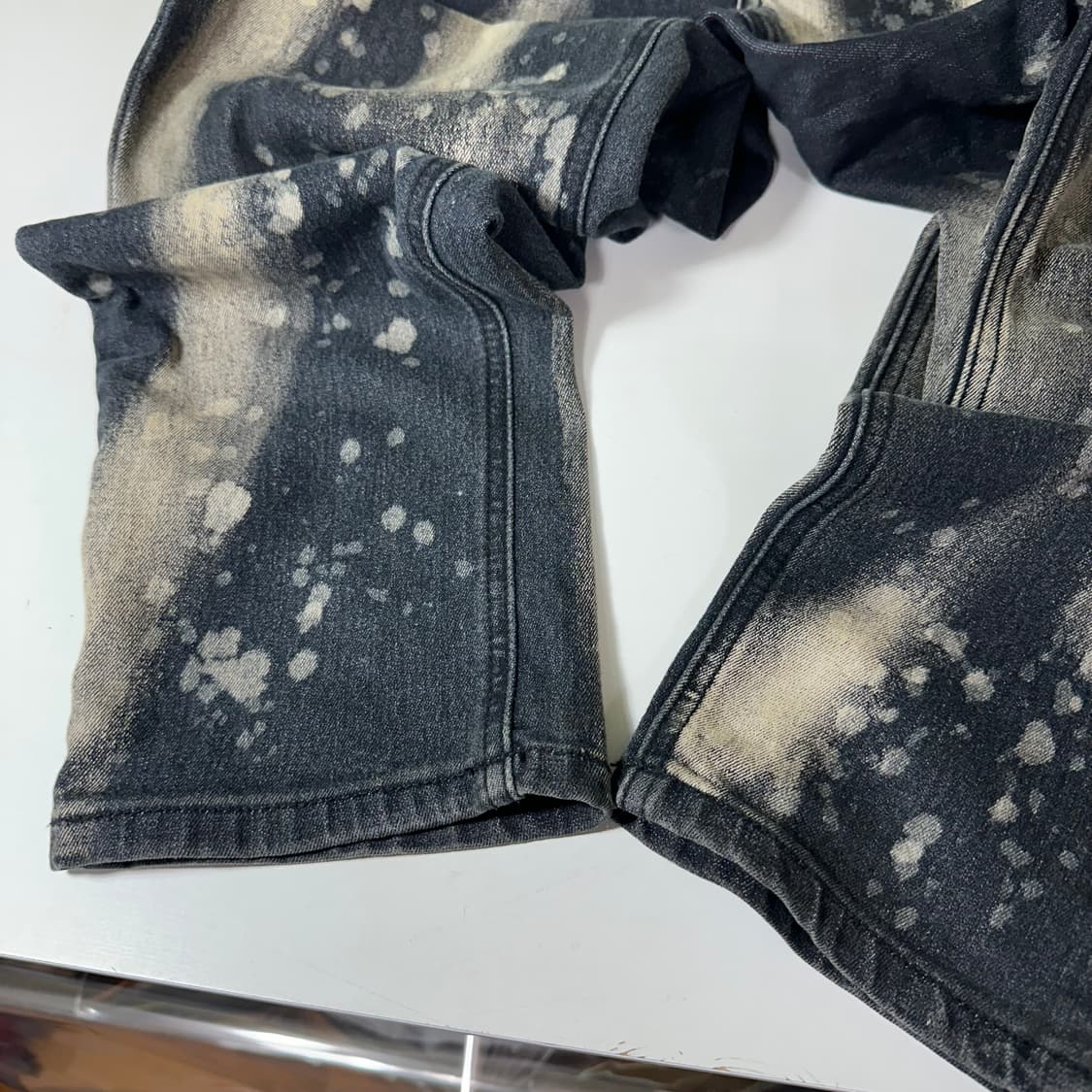 32 M 네이키드페이머스 스키니핏 타이다이워시드 데님팬츠 상품이미지5