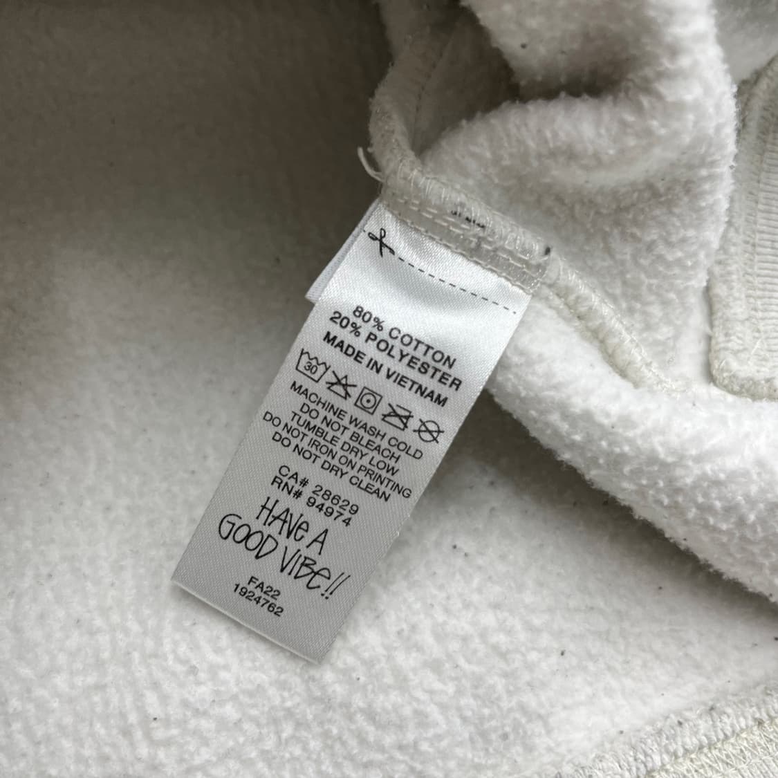 스투시 미니로고 백멜란지 후드 S 상품이미지5