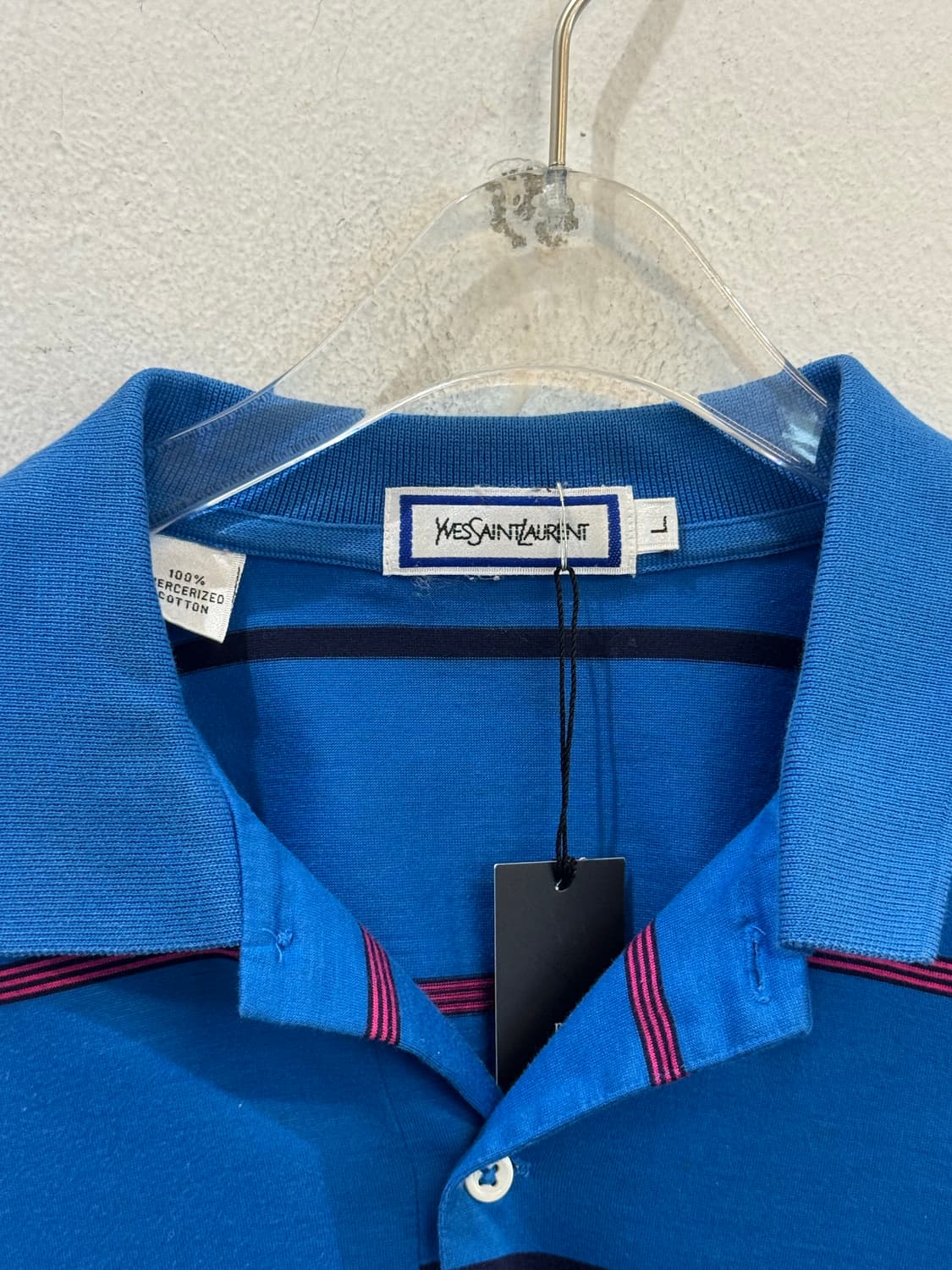 Yves Saint Laurent vintage striped polo  상품이미지3