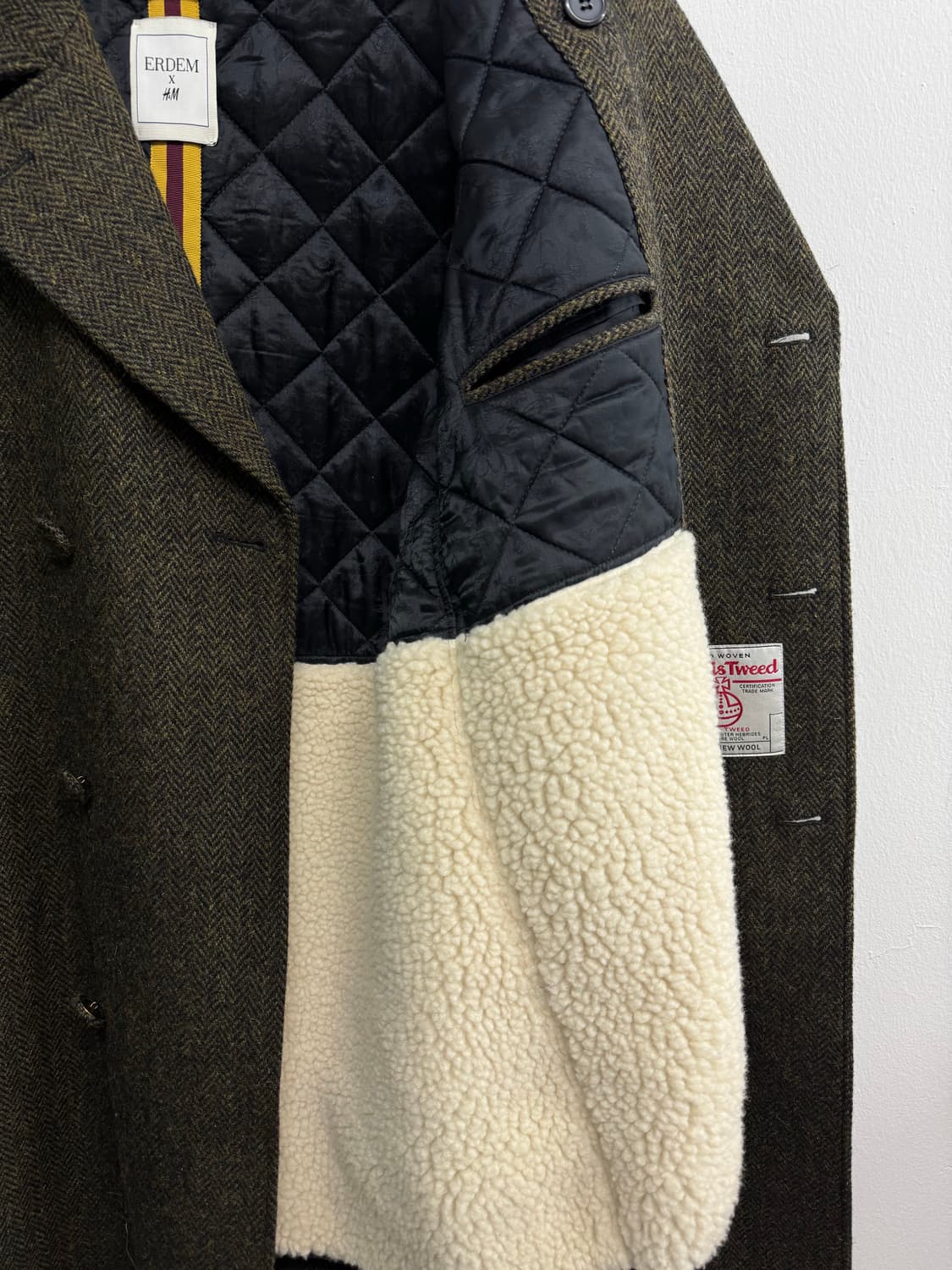 H&M 에르뎀(ERDEM) 콜라보 해리스트위드 코트 L 상품이미지3