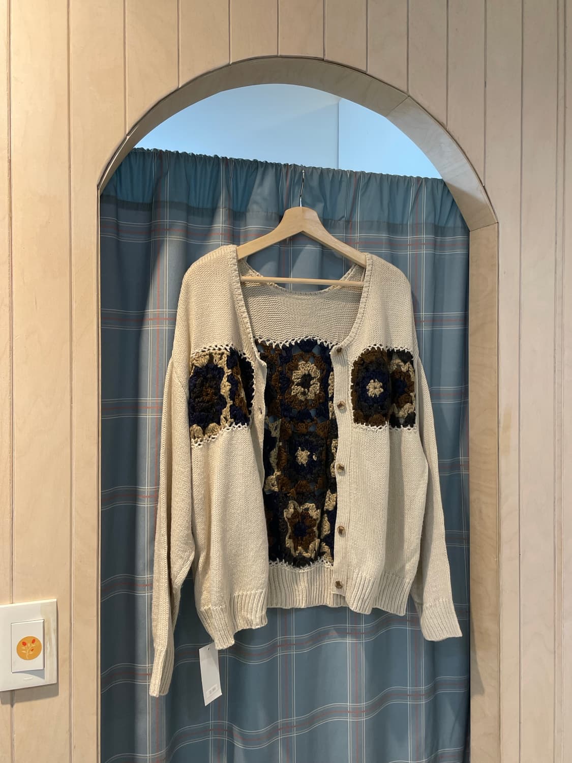 니코앤드 크로쉐디테일 모리가디건 상품이미지3