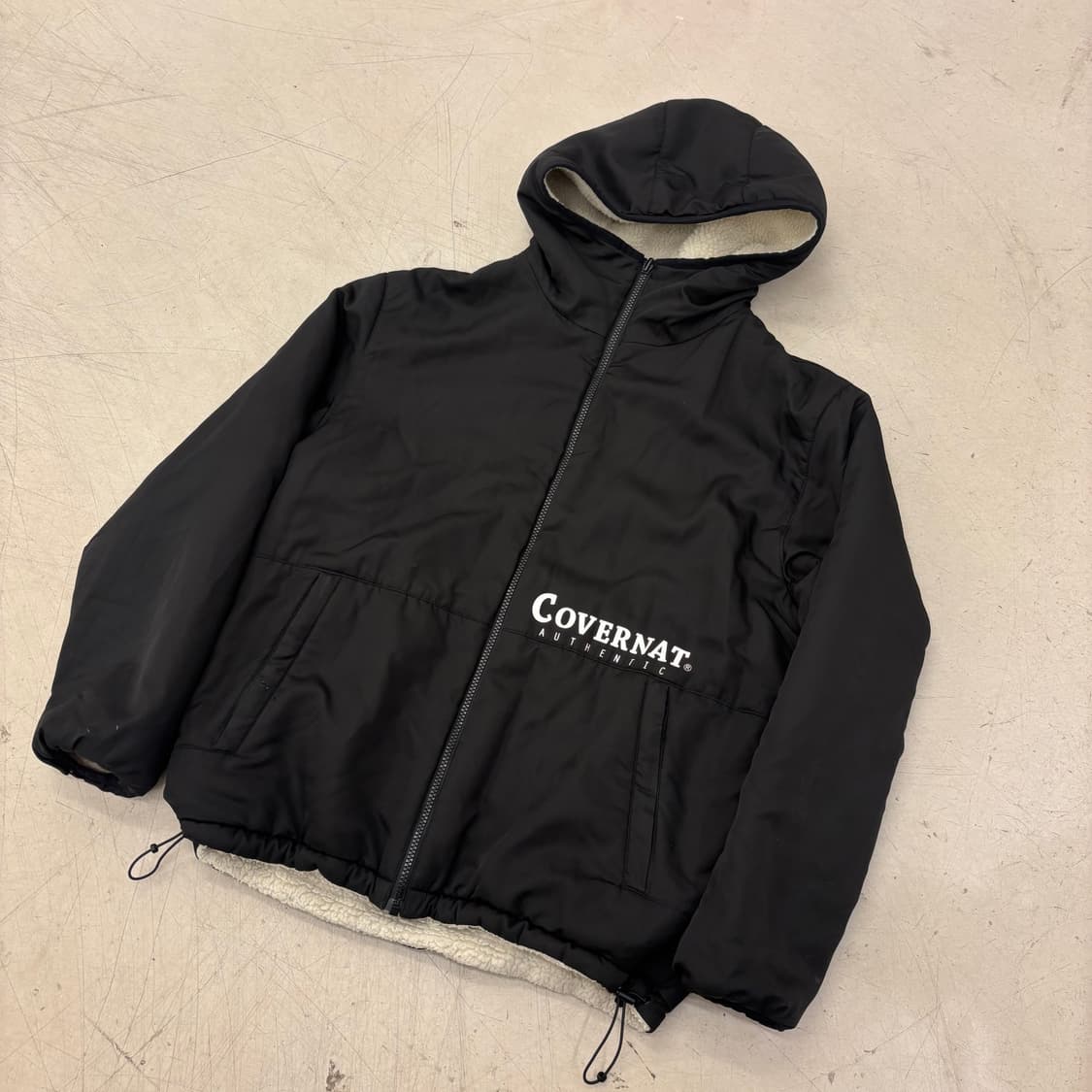 커버낫 리버시블 후리스 후드 자켓 상품이미지3