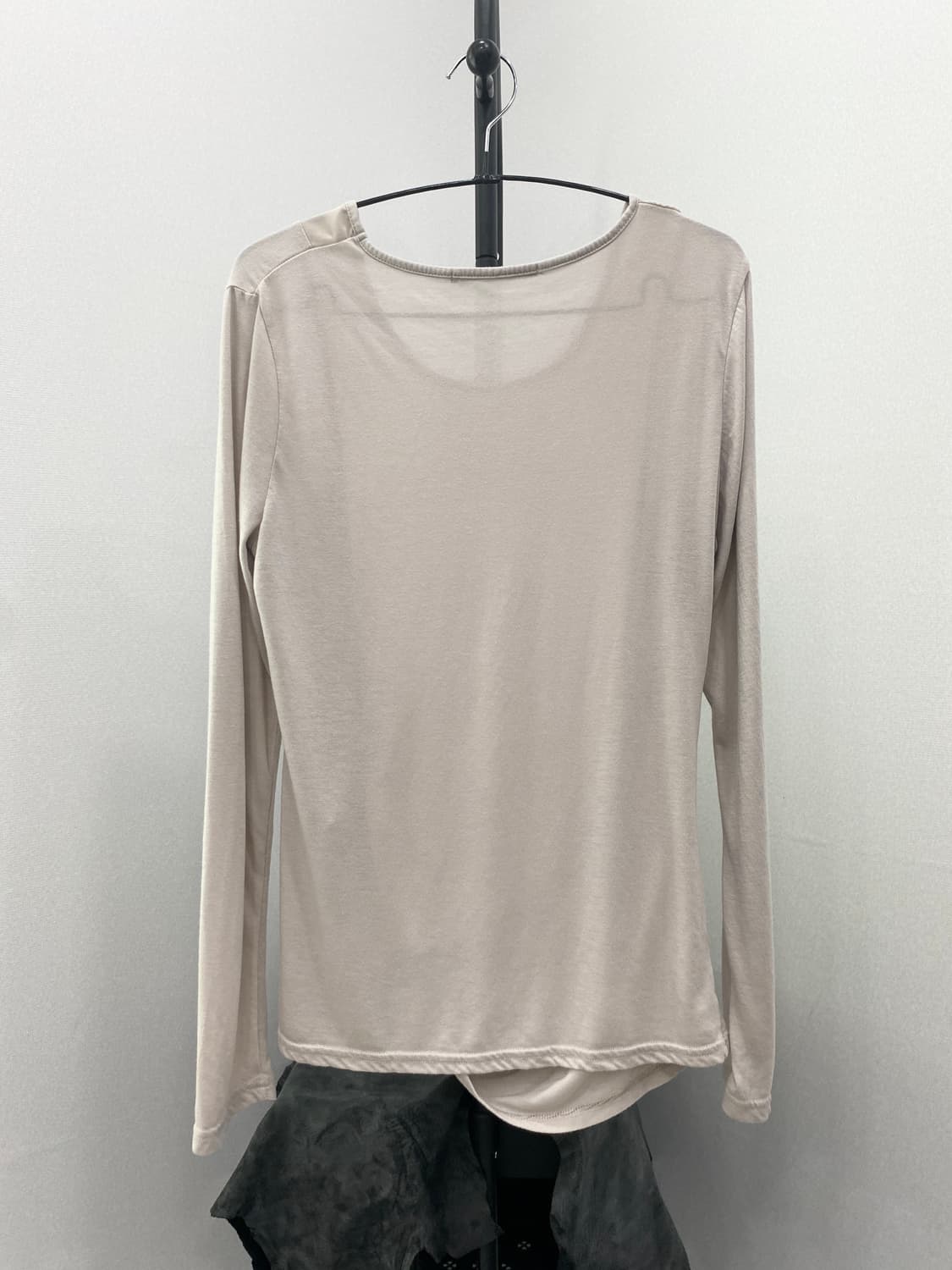 Satin-Panel Draped Top 상품이미지3