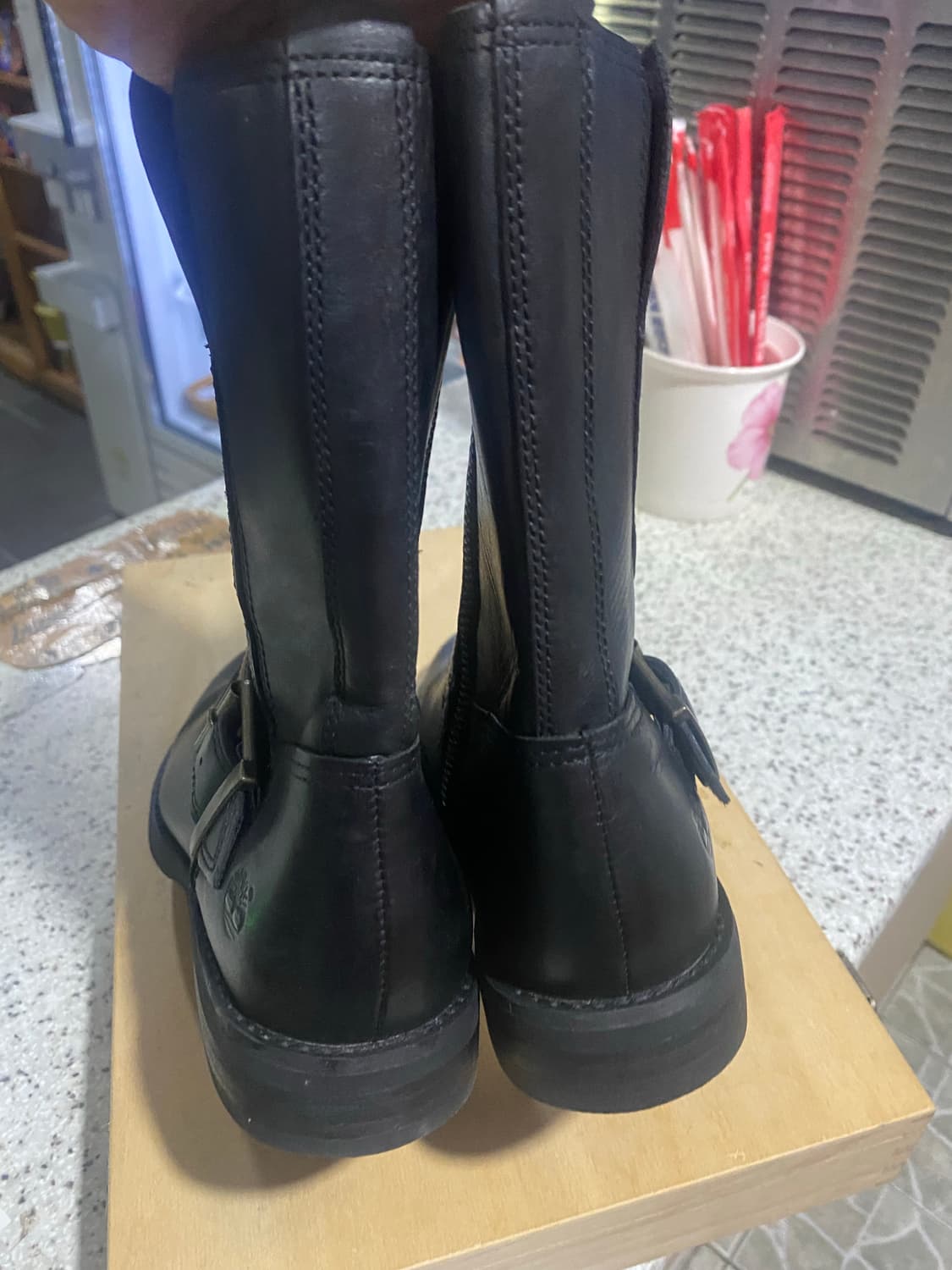 팀버랜드 버클 거죽 부츠 상품이미지6