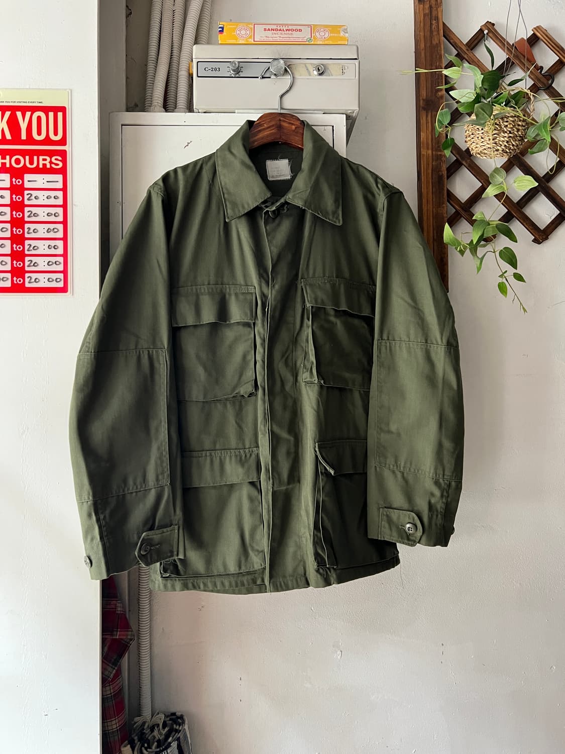 [S]80's 오리지널 U.S ARMY 미 육군 멀티포켓 밀리터리 자켓 상품이미지1