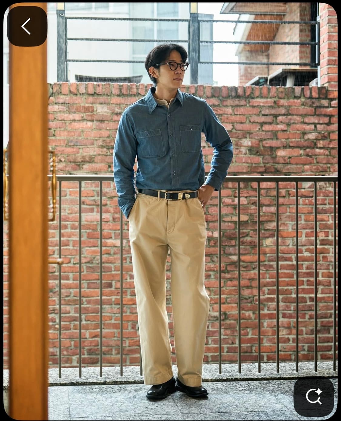 풀카운트 샴브레이 셔츠(4810) 44사이즈 상품이미지1