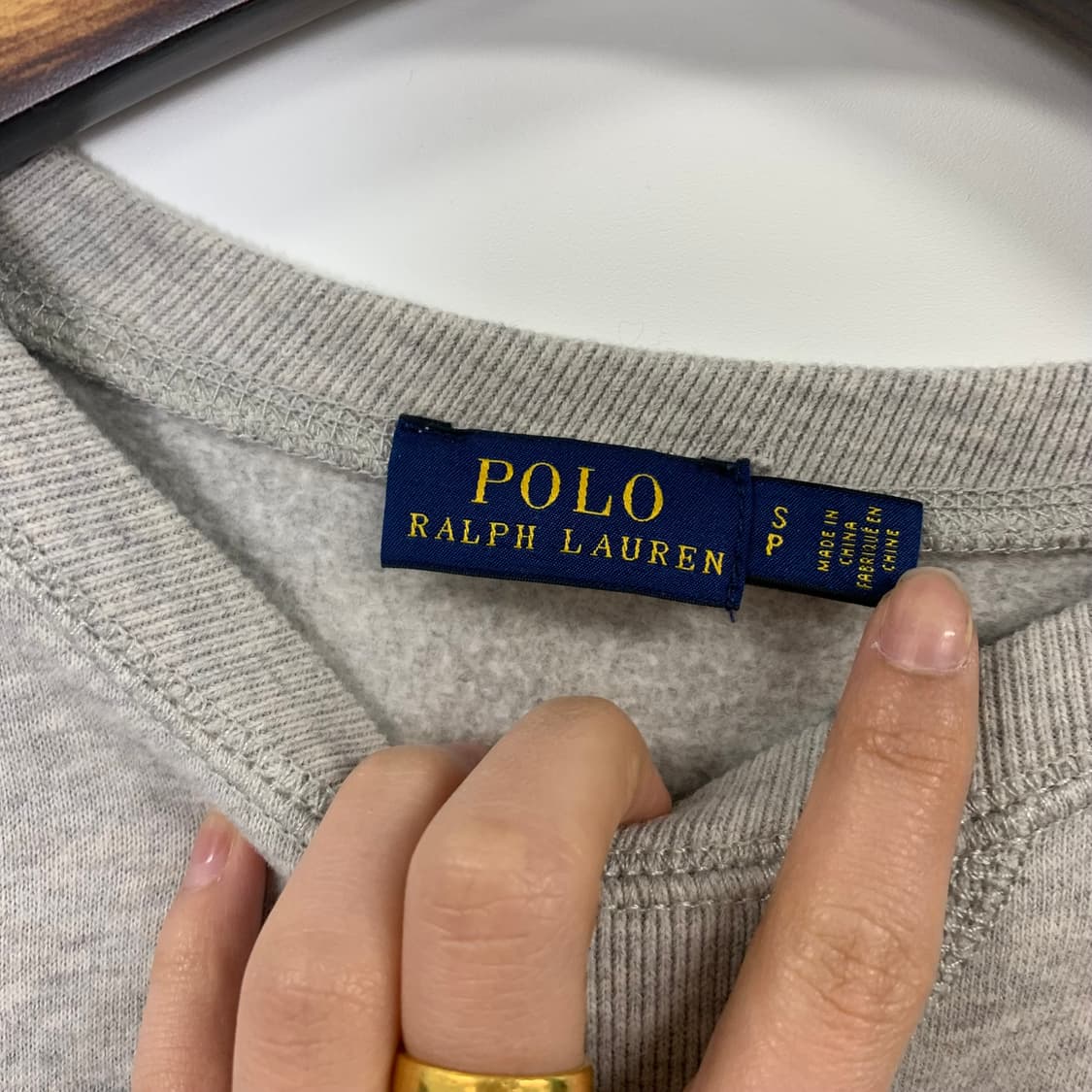 폴로 랄프로렌 신형 포니 그레이 맨투맨  상품이미지5