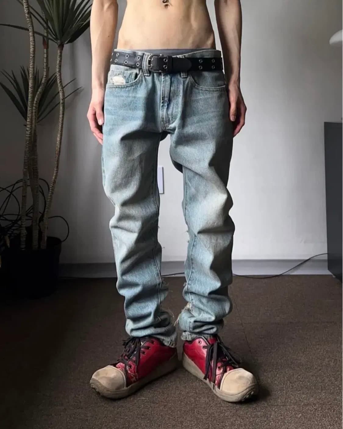 PumaxXO 리프드 대미지 진 상품이미지1