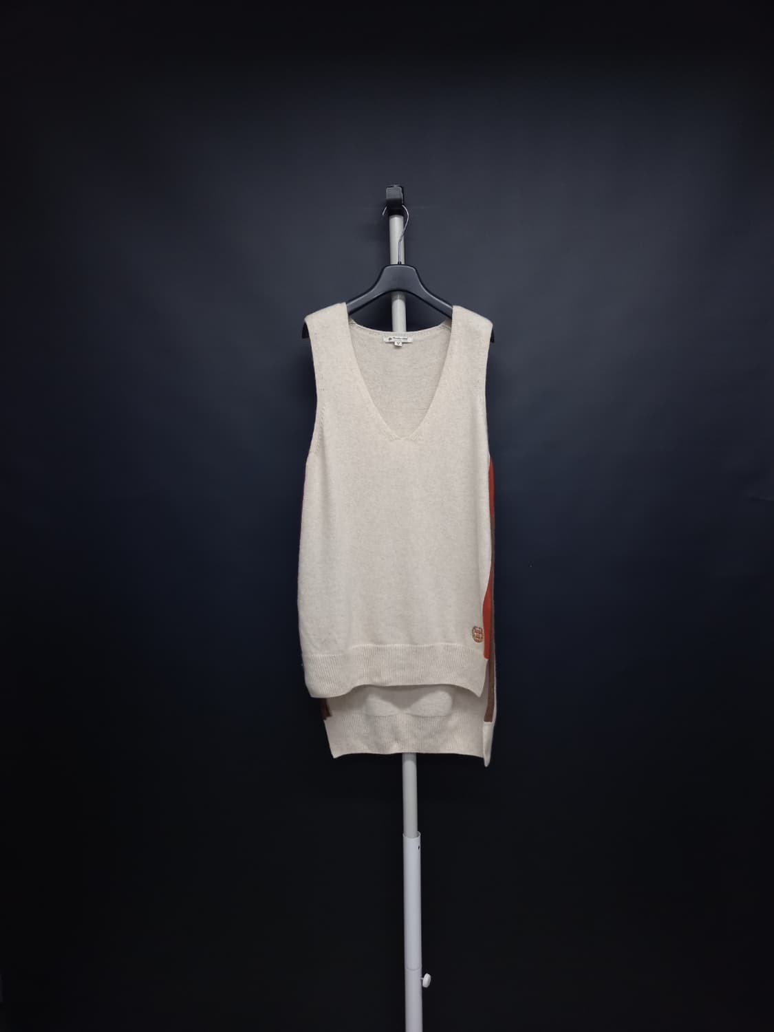 써스데이아일랜드 춘추동 언발 롱 니트 베스트 66 상품이미지1