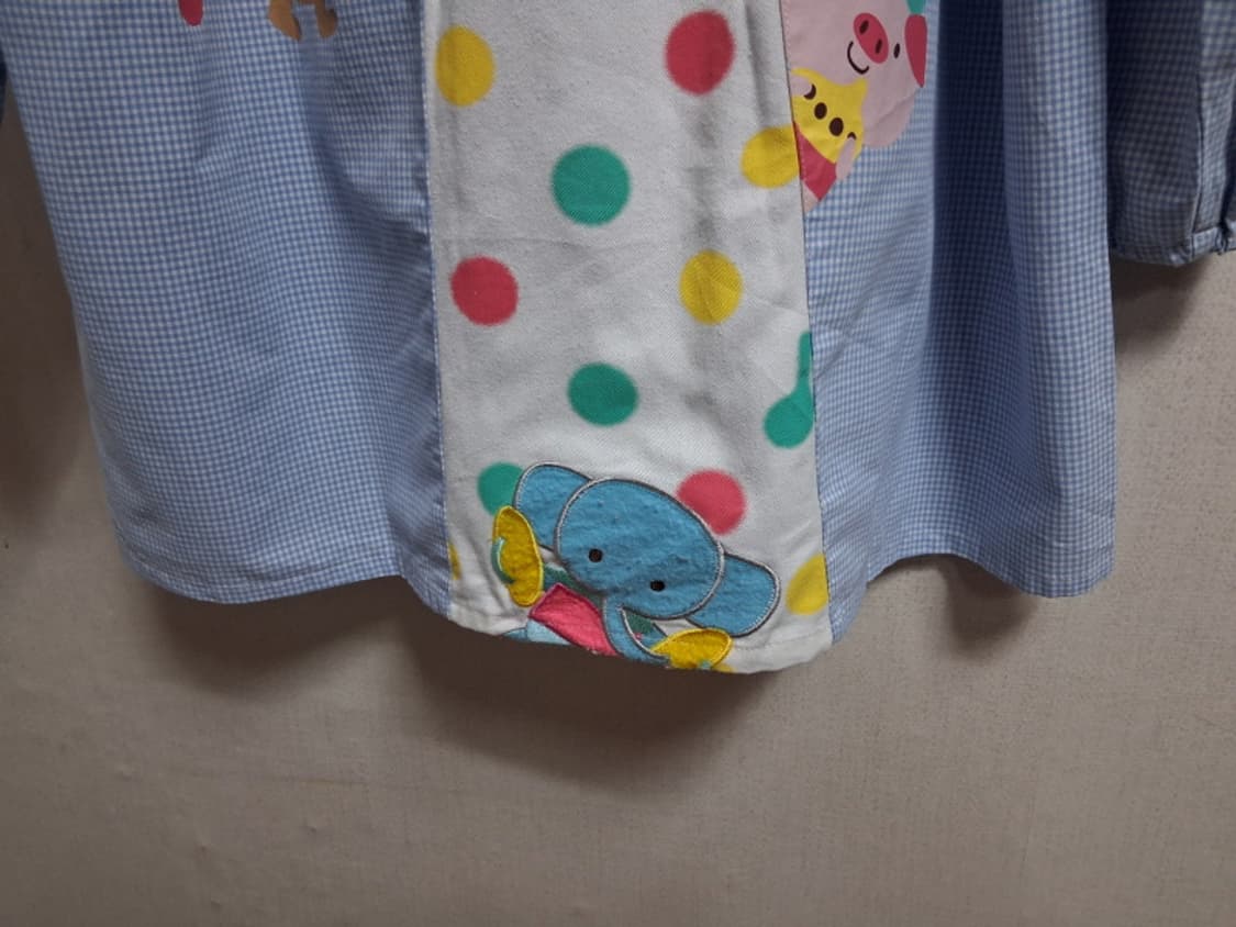 일본빈티지 긴팔소매 케릭터 앞치마 케릭터 에이프런 77까지
 상품이미지8