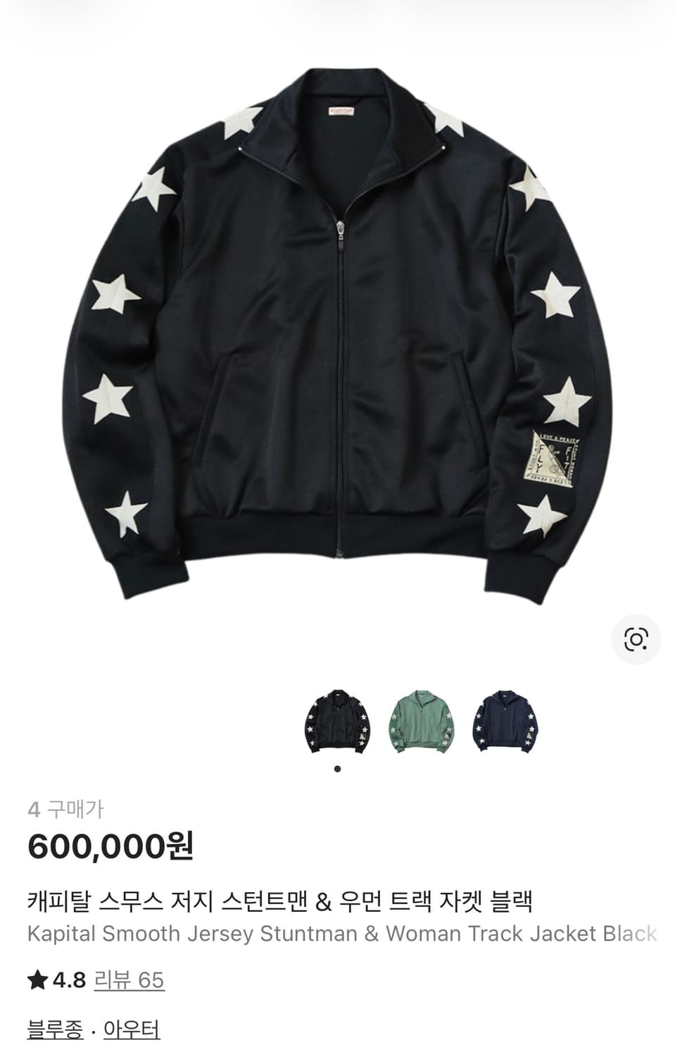 캐피탈 스턴트맨&우먼 저지 (black 4) 상품이미지1