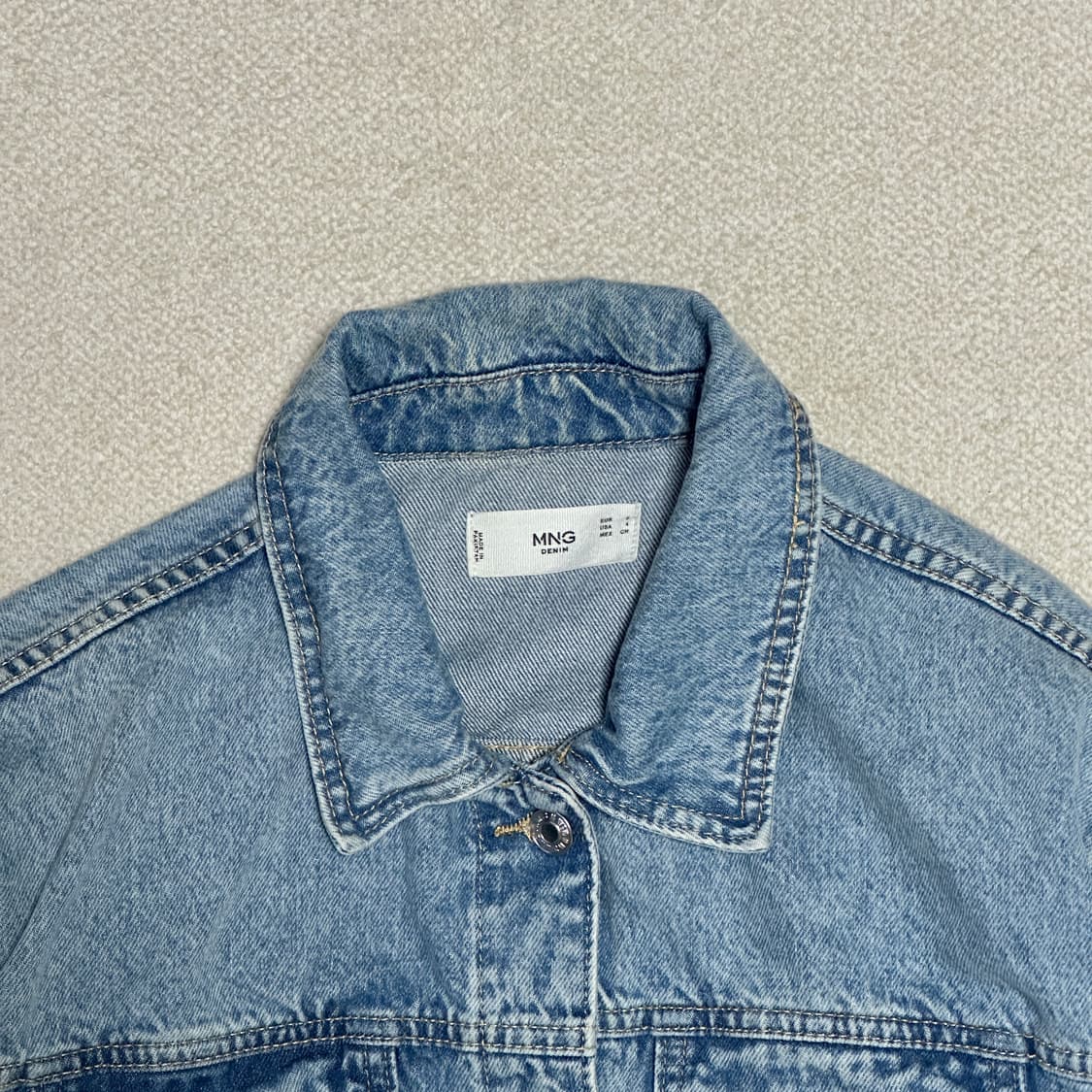 망고 데님 청자켓 상품이미지5