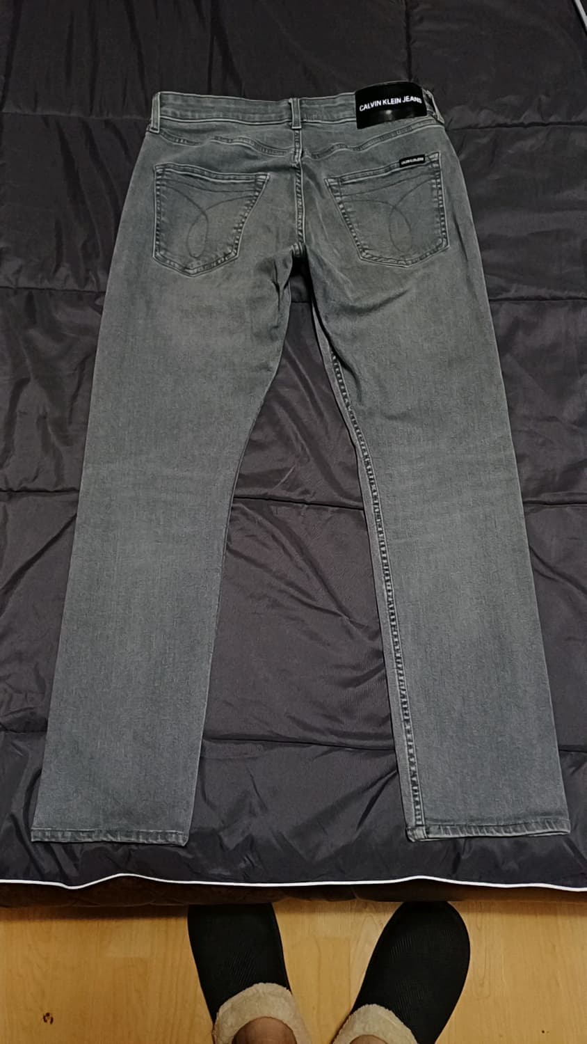 캘빈클라인 잘늘어나는스판 그레이진 30인치 기장97 상품이미지4