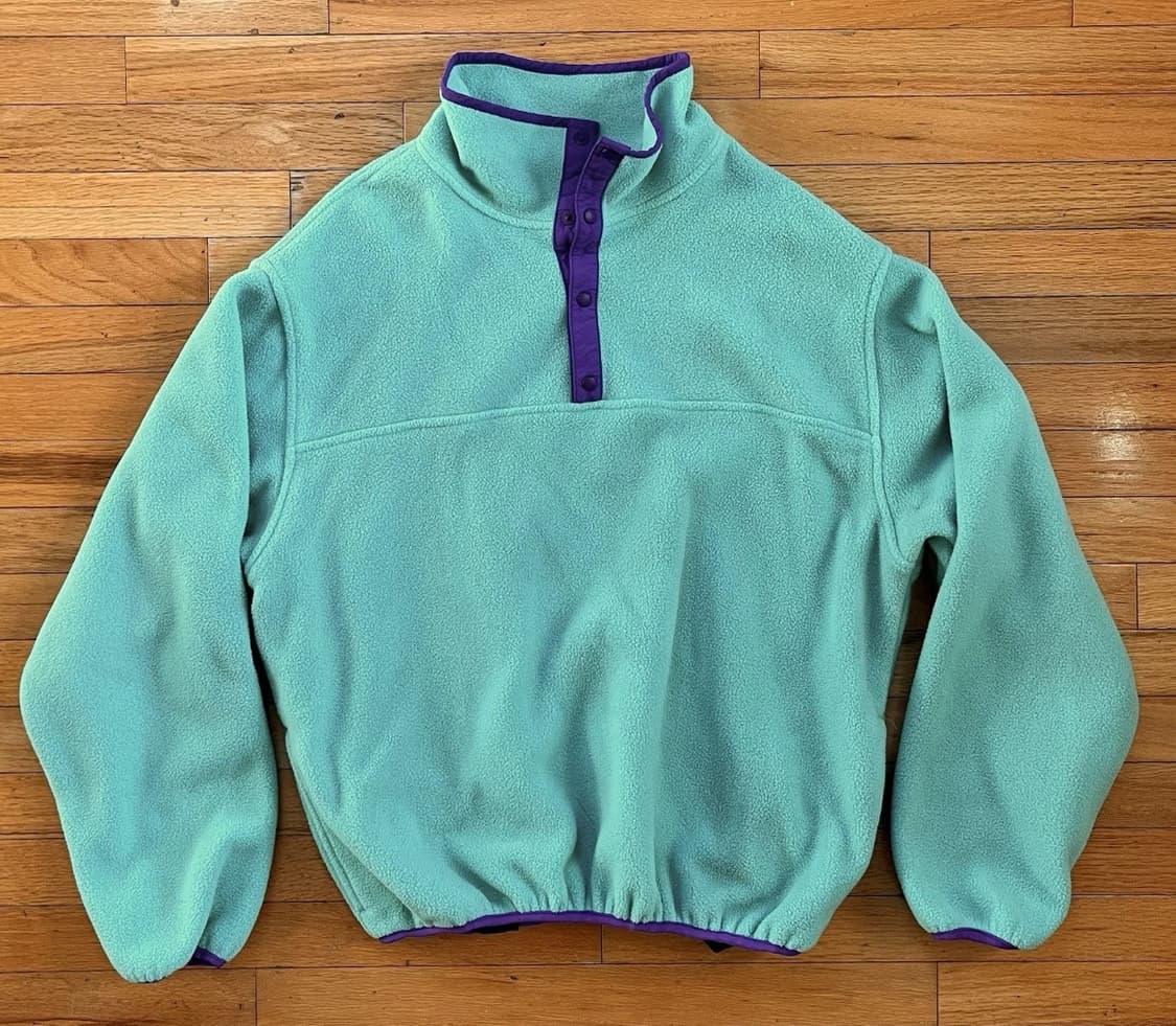 90S Land End 신칠라 풀오버 L 판매합니다 상품이미지1