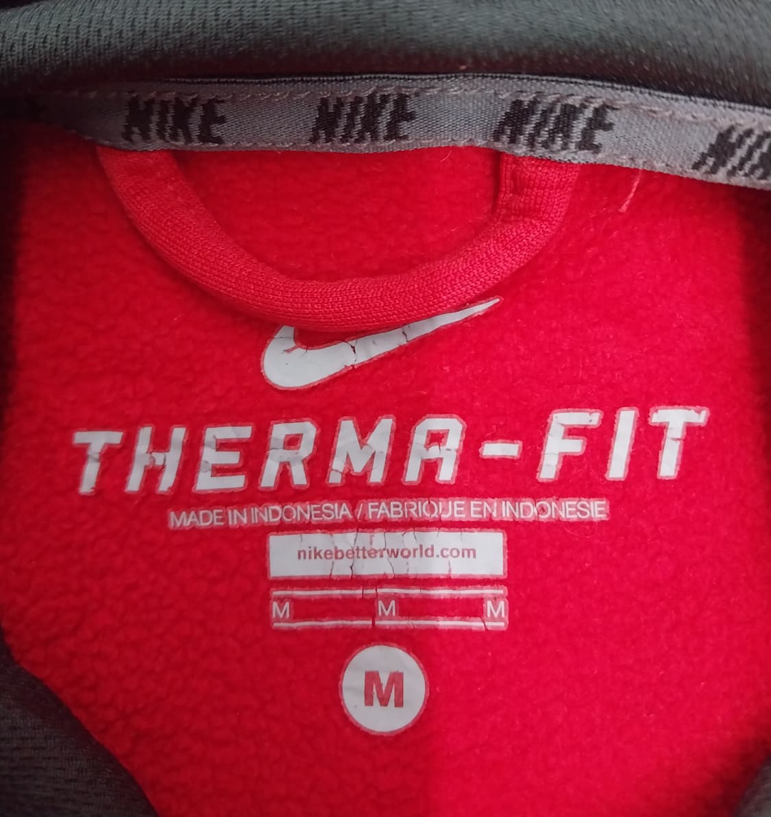 나이키 킴벌리 풋볼 후드티 레드 M 상품이미지3