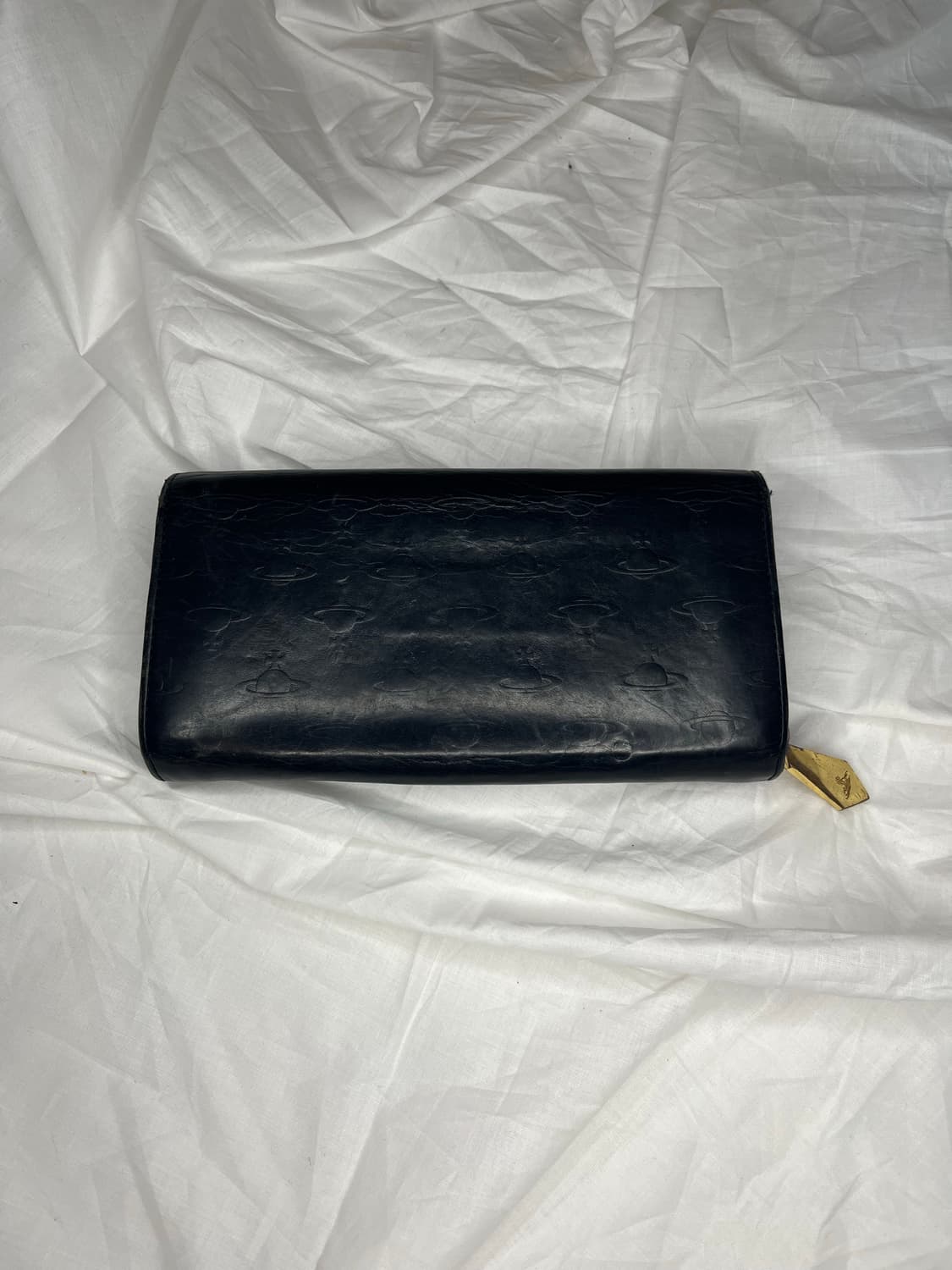 비비안웨스트우드 오브 로고 엠보스드 장지갑 상품이미지4