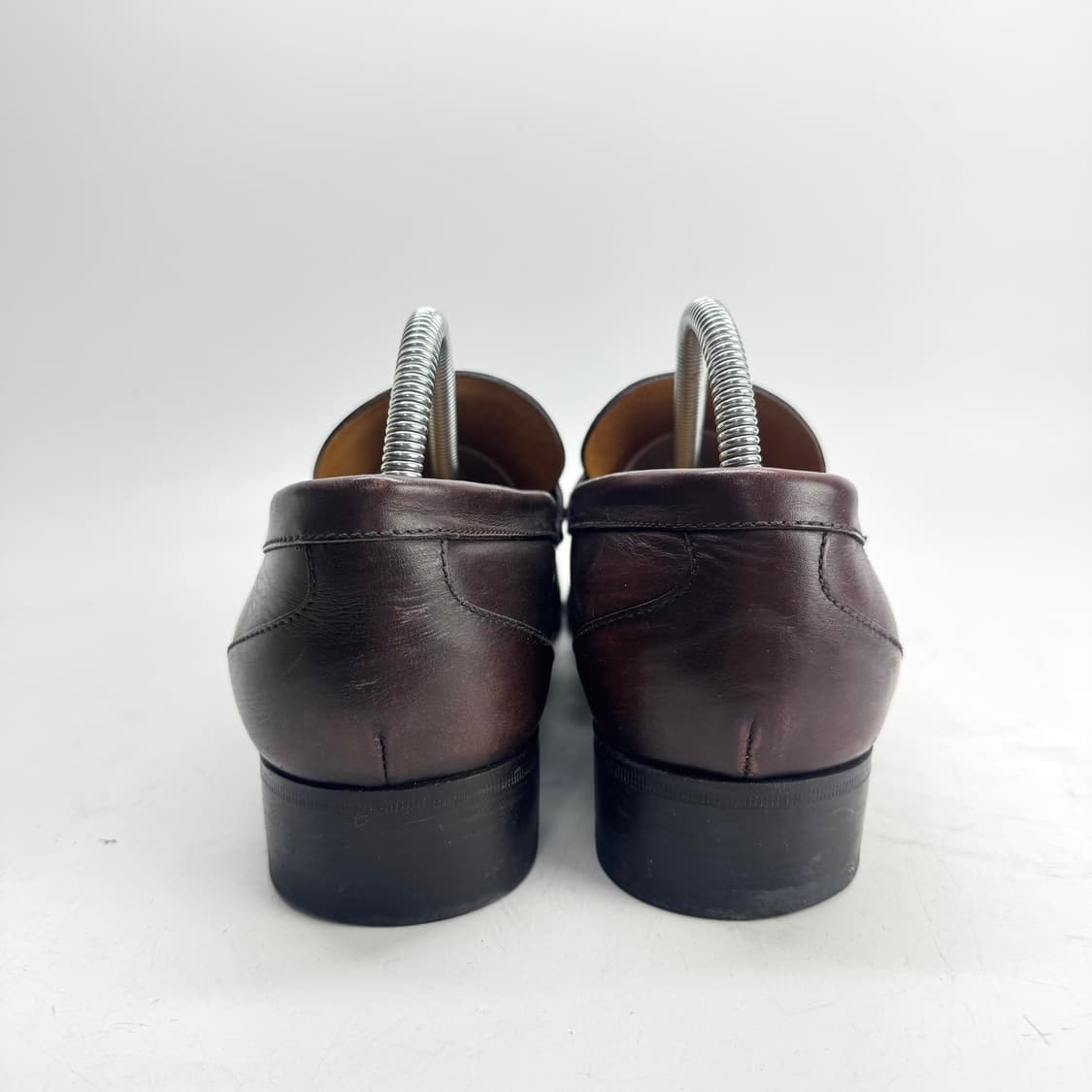 265) GUCCI 구찌 빈티지 브라운 레더 로퍼 상품이미지5