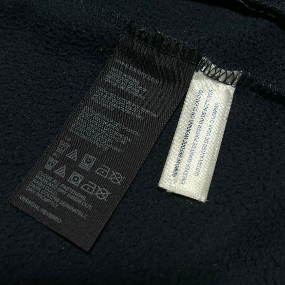 [M] Tommy 타미힐피거 우먼즈 네이비 후리스 집업 자켓 상품이미지6