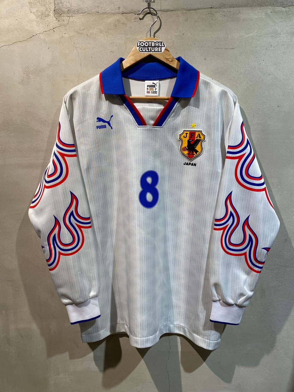 96-97 일본 국가대표 나카타 어웨이 긴팔 유니폼 (커스텀) 상품이미지1