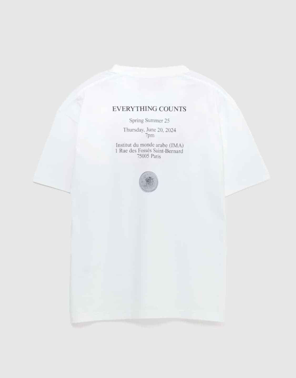 032c 화이트 반팔 티셔츠 상품이미지2