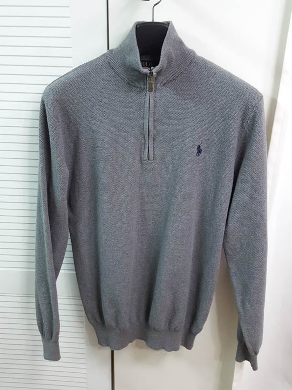 폴로랄프로렌 남성 반집업 면니트 긴팔티 105 상품이미지1