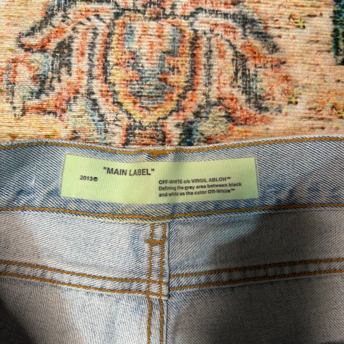 [29] ✨새상품✨오프화이트 슬림핏 디스 데님팬츠  상품이미지4