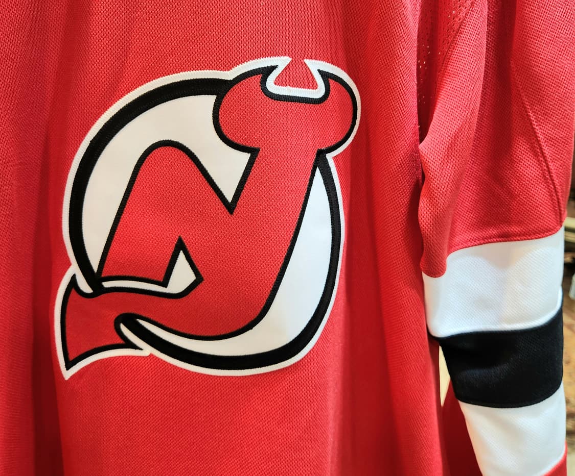 뉴저지 데블스 NHL 파이트 스트랩 하키 져지 상품이미지4