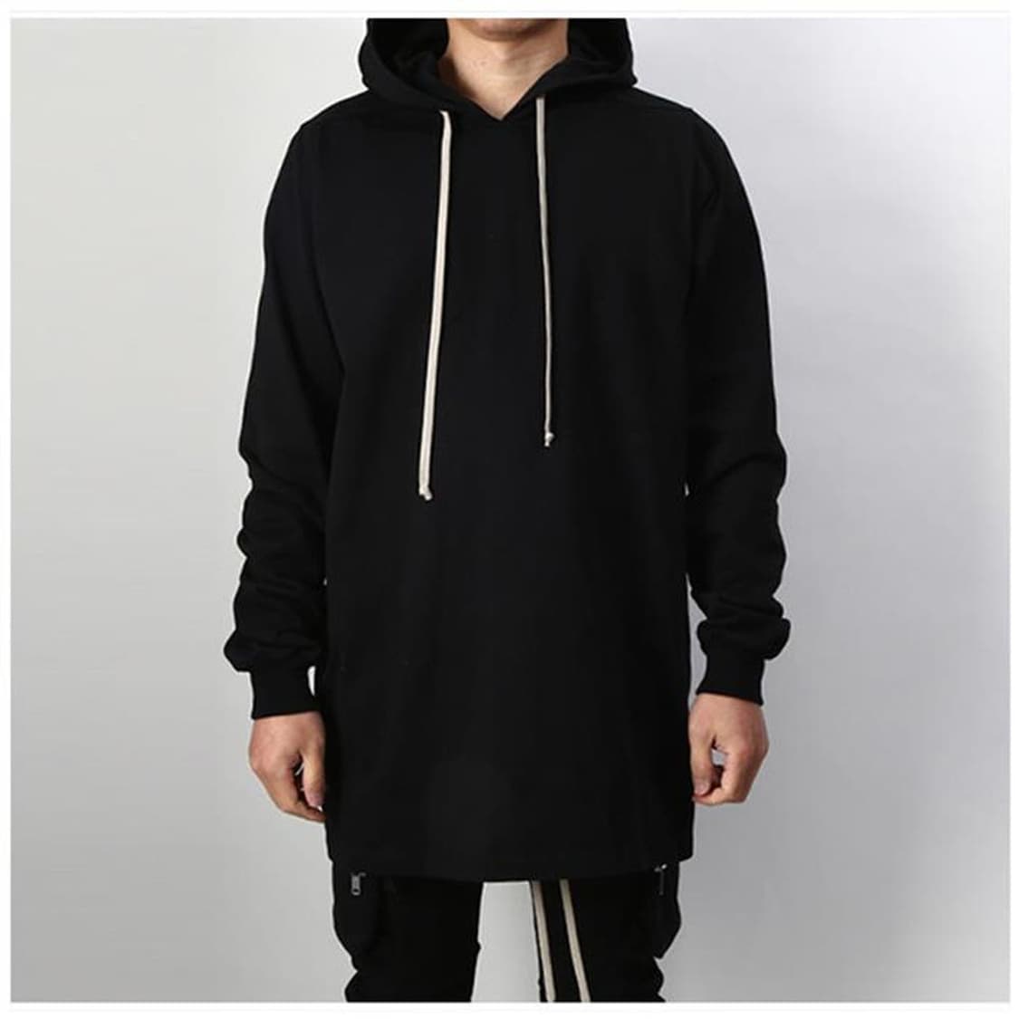 릭오웬스 드로스트링 롱라인 후드 상품이미지6